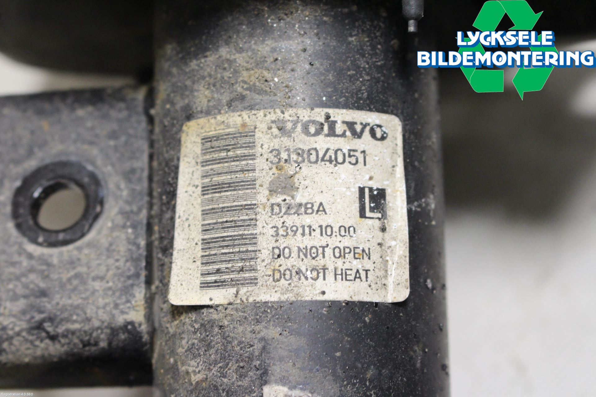 Volvo V60 11-13 Fjäderben Fram Vänster