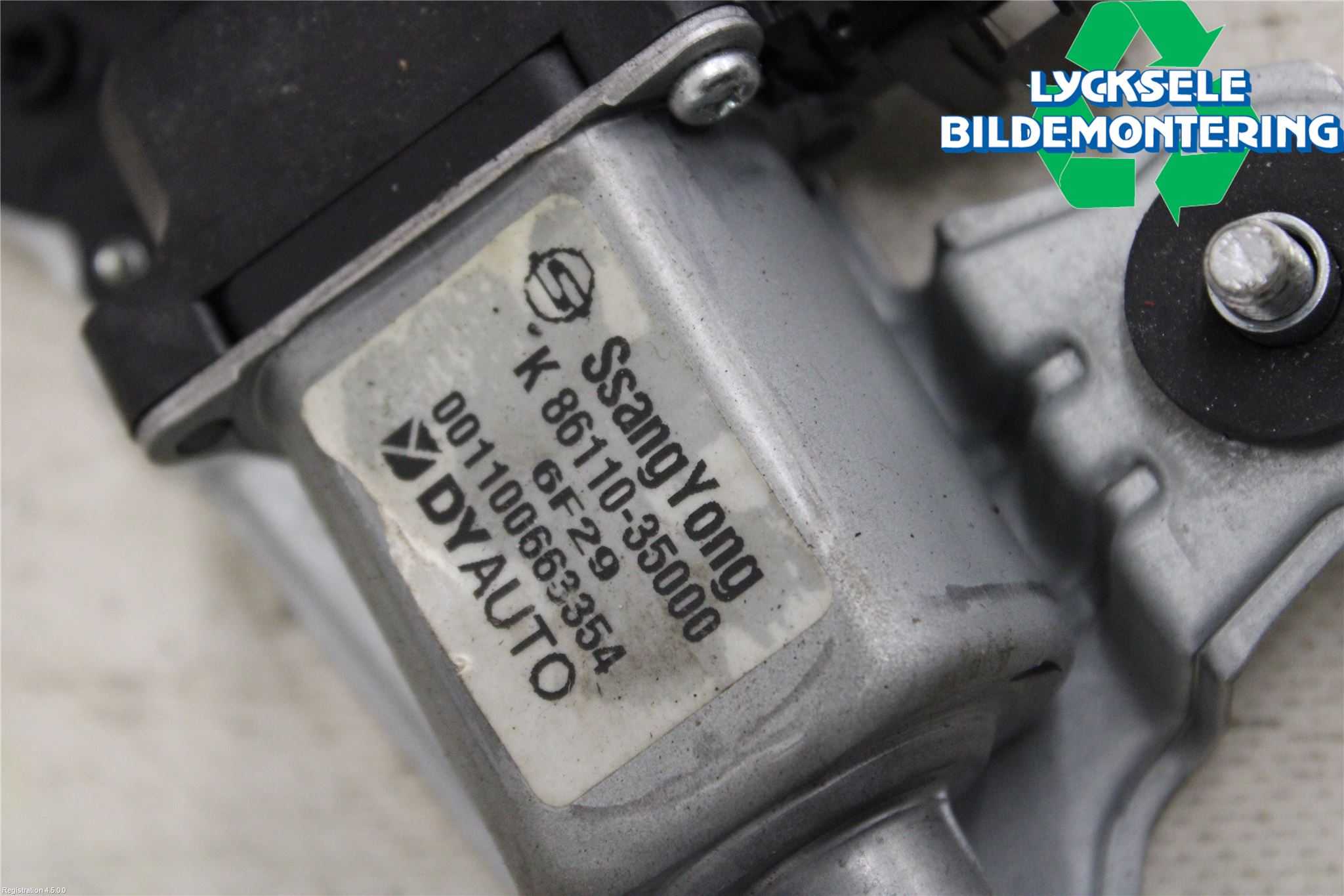 SsangYong SSANG YONG TIVOLI 17- Torkarmotor Baklucka