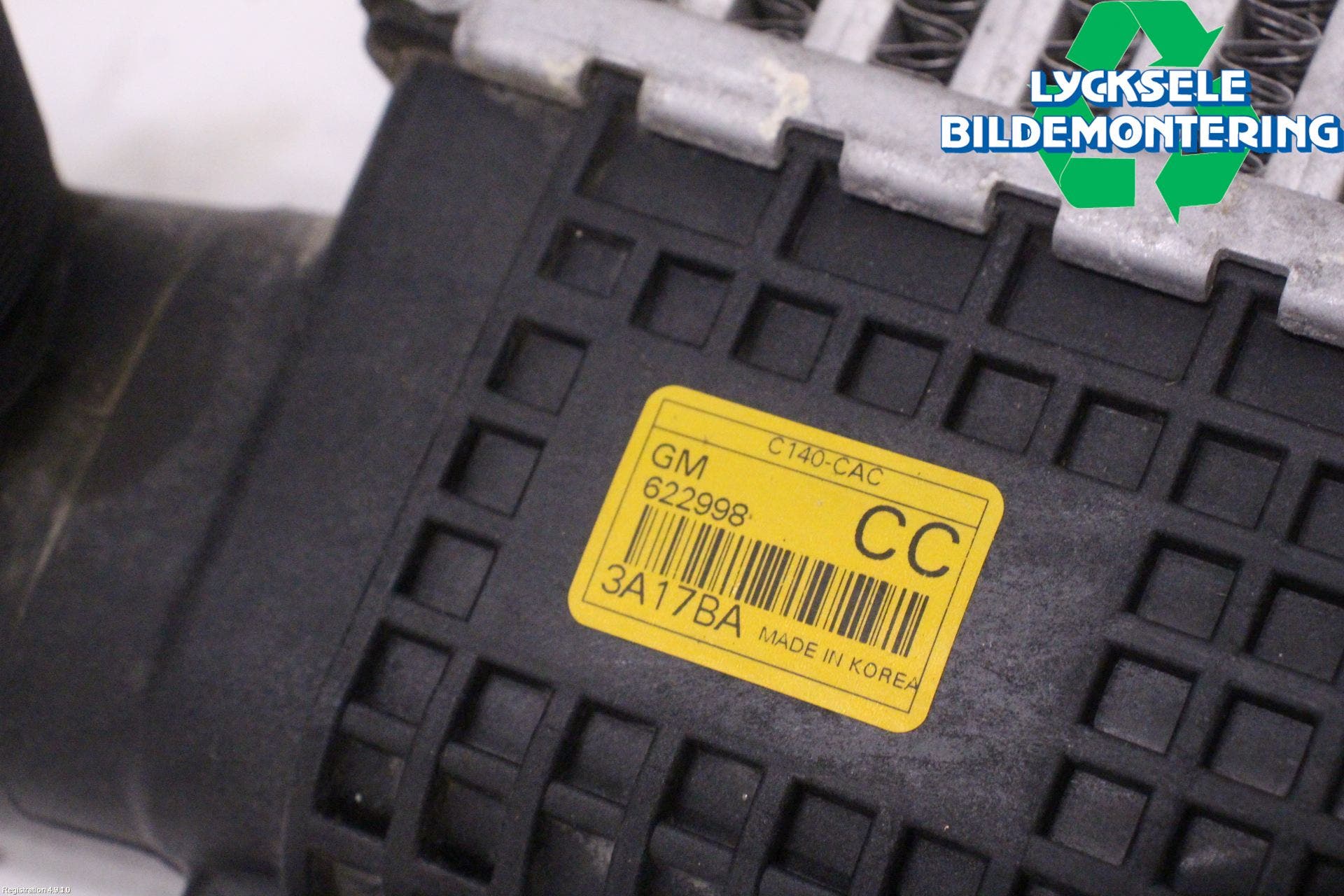 Chevrolet CAPTIVA Laddluft-Intercooler Kyl