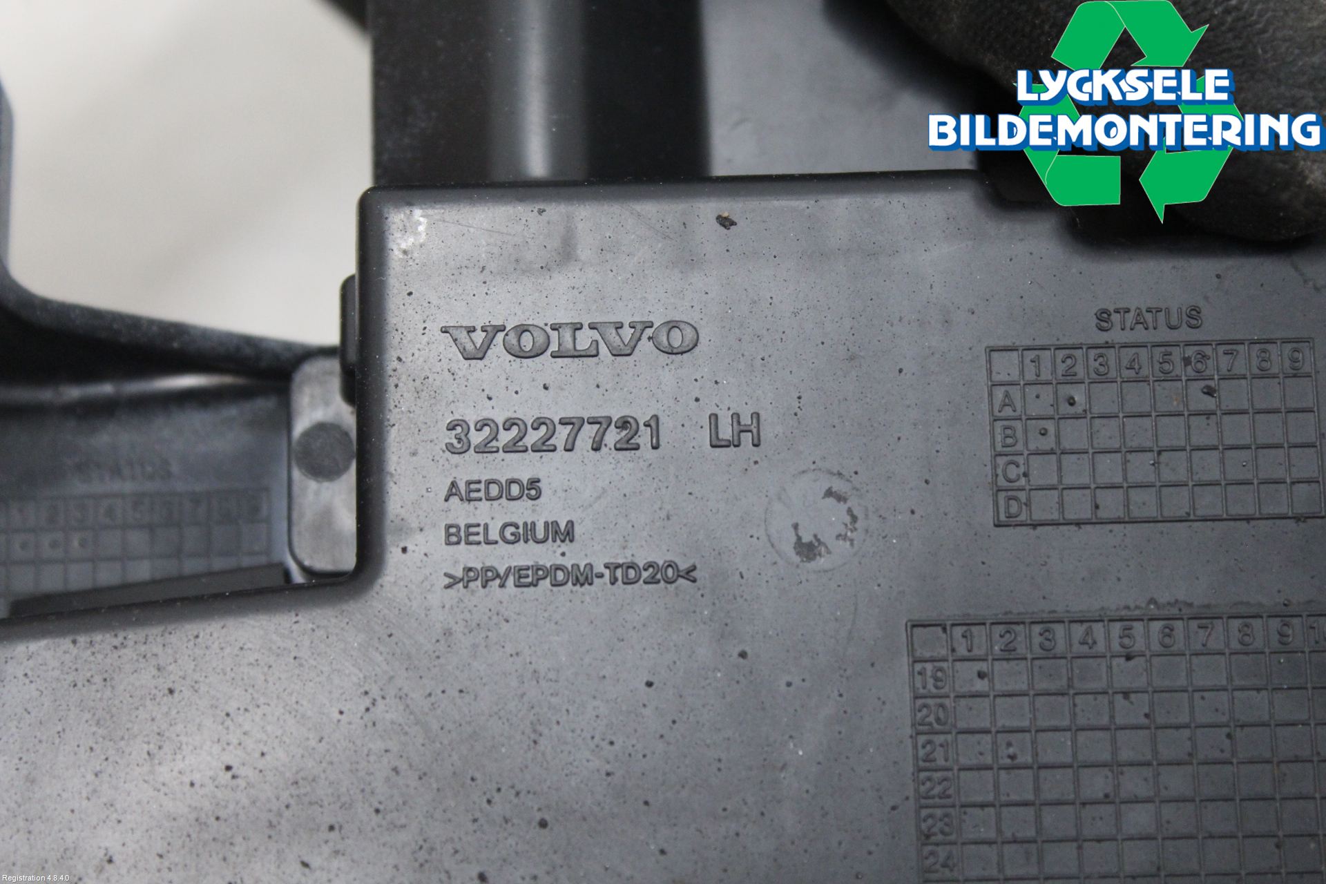 Volvo V60 19- Stötfångardel Bak Vä