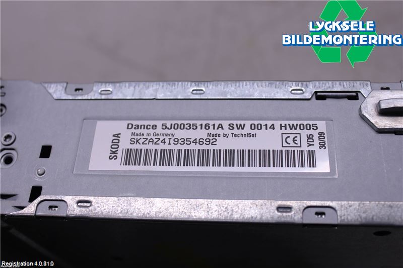 Skoda FABIA 07-14 Cd Radio - Multimediapanel