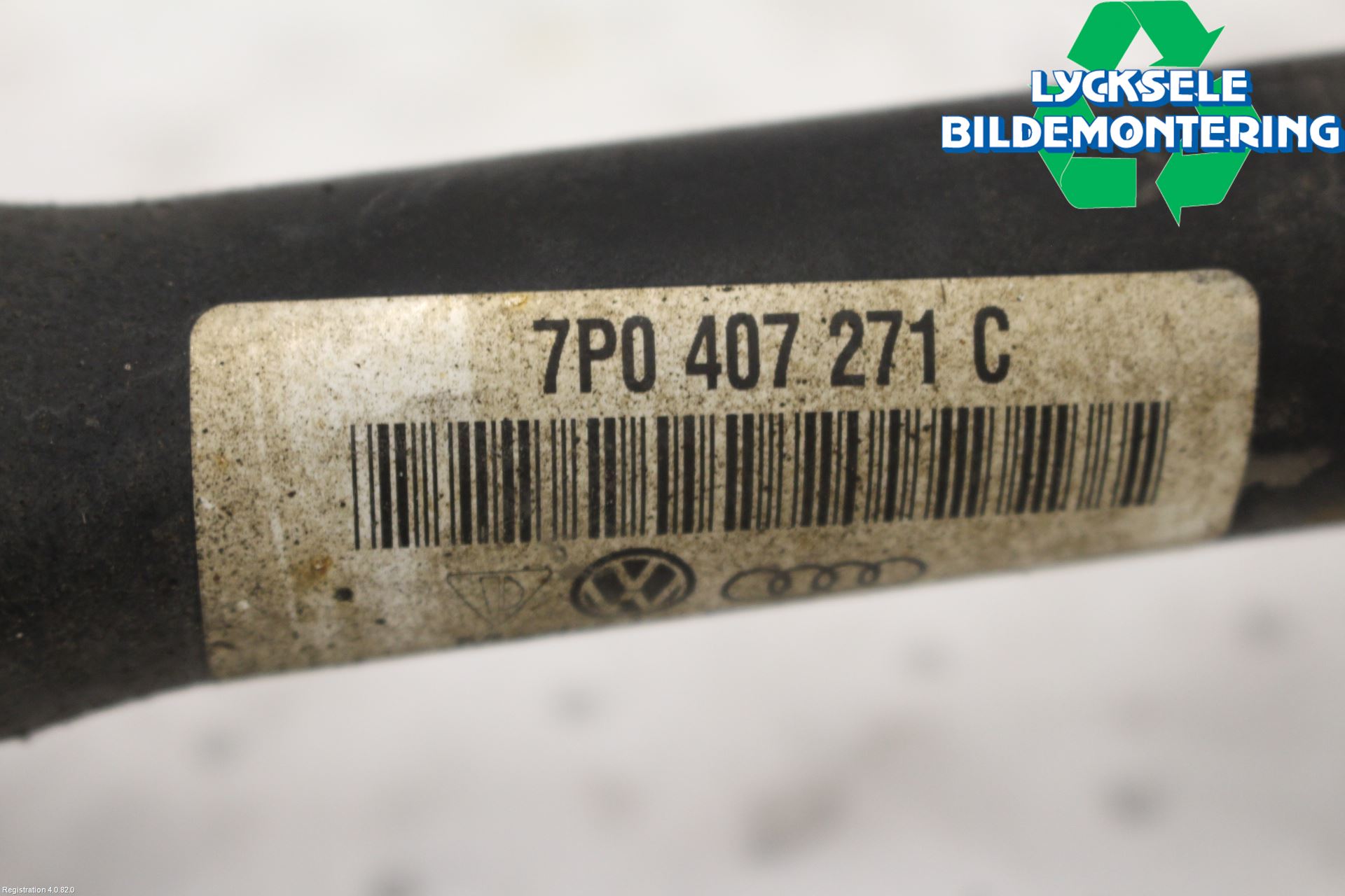 Volkswagen VW TOUAREG 7P 11-18 Drivaxel Fram Höger