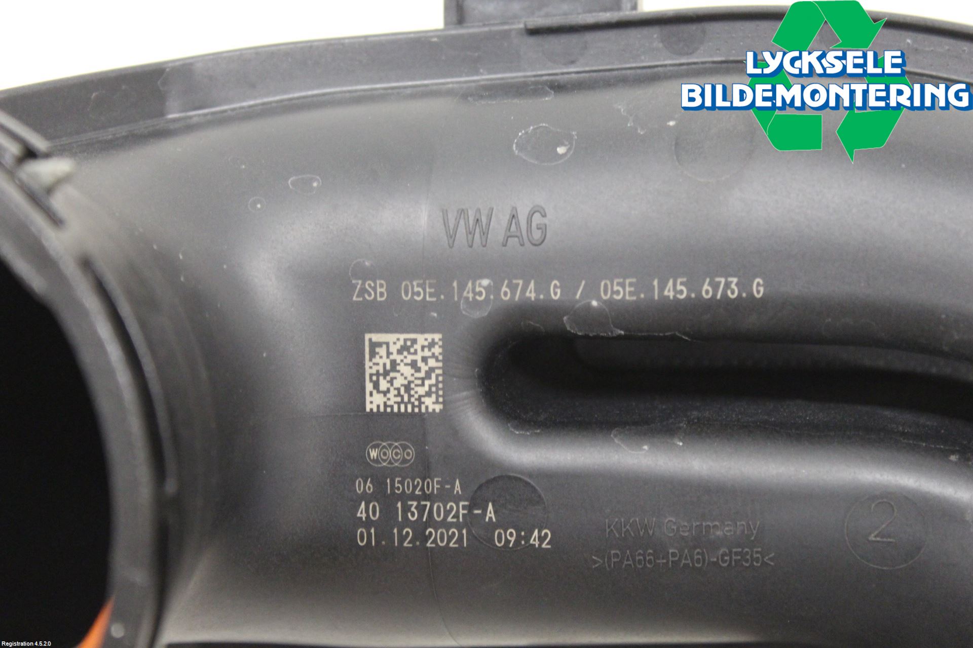 Volkswagen VW GOLF / E-GOLF VIII 20- Laddluft-Intercoolerrör