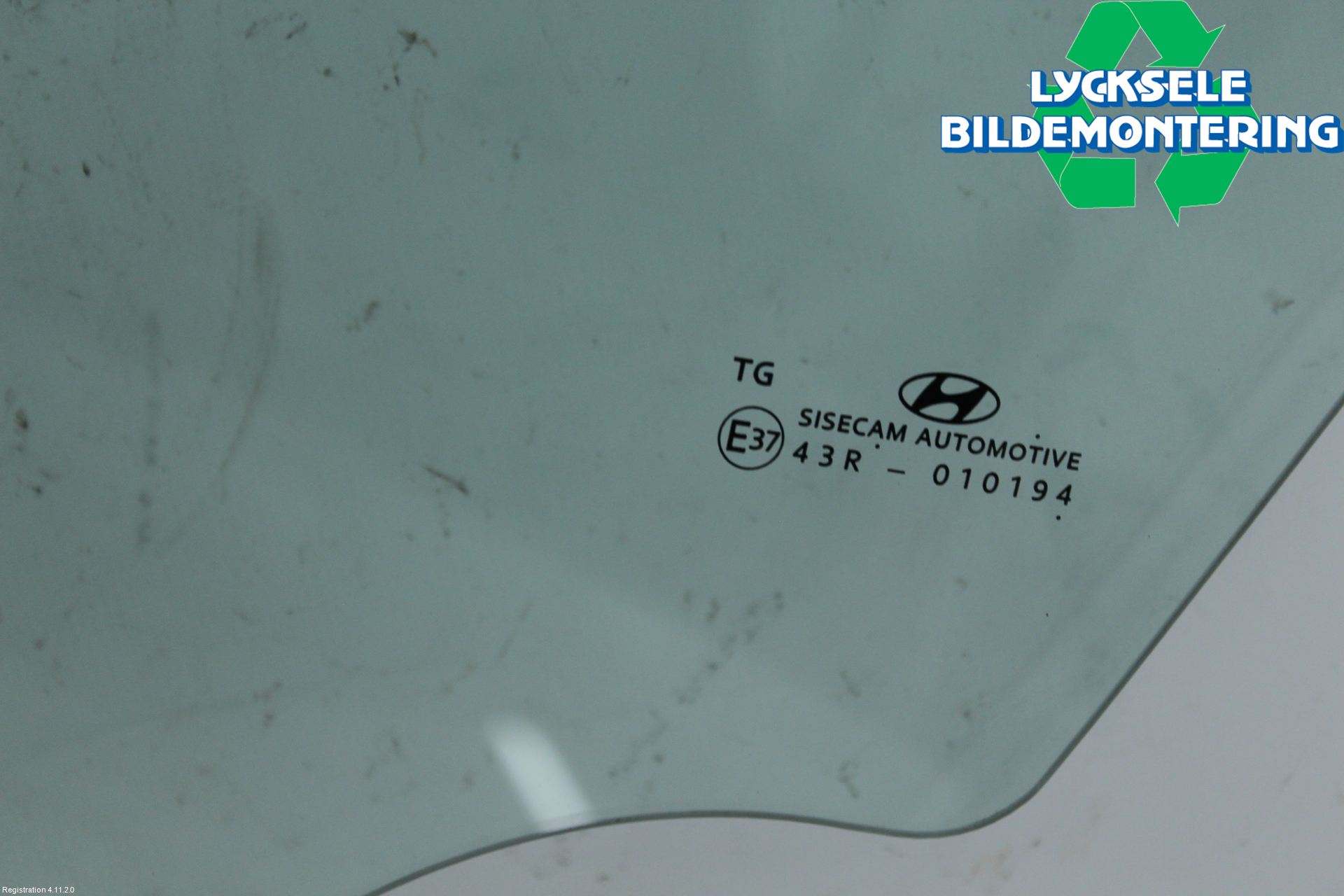 Hyundai i10 LA 20- Dörruta Bak Vänster