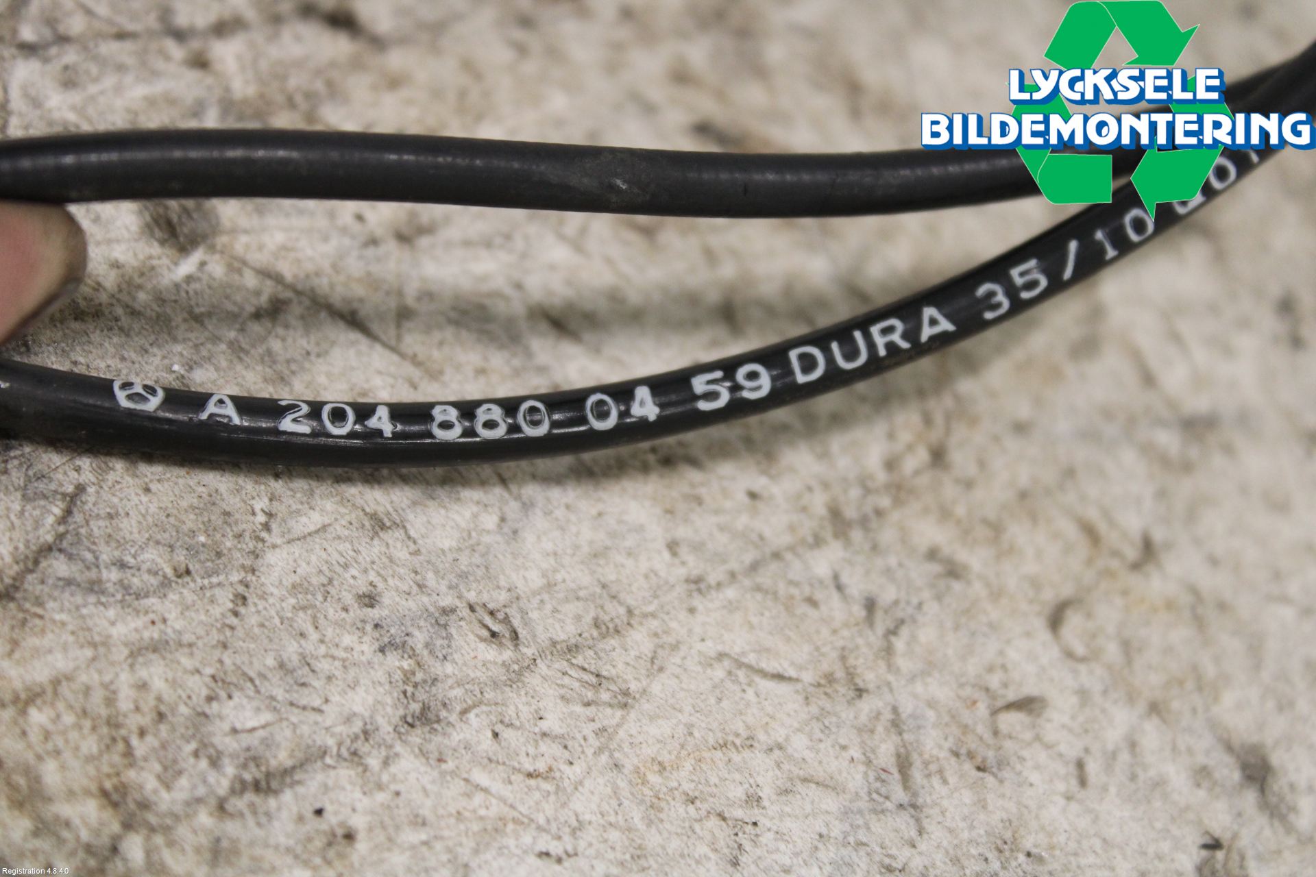 Mercedes-Benz MB C-KLASS (W204) 07-15 Huvlås Wire-Spak