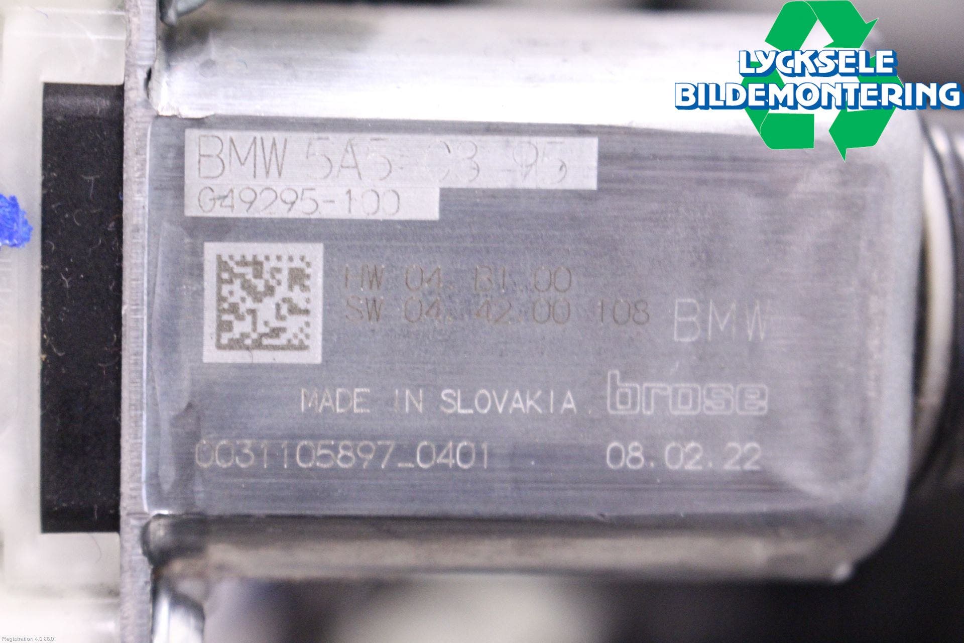 BMW 5 G30/G31/F90 17-23 Fönsterhissmotor