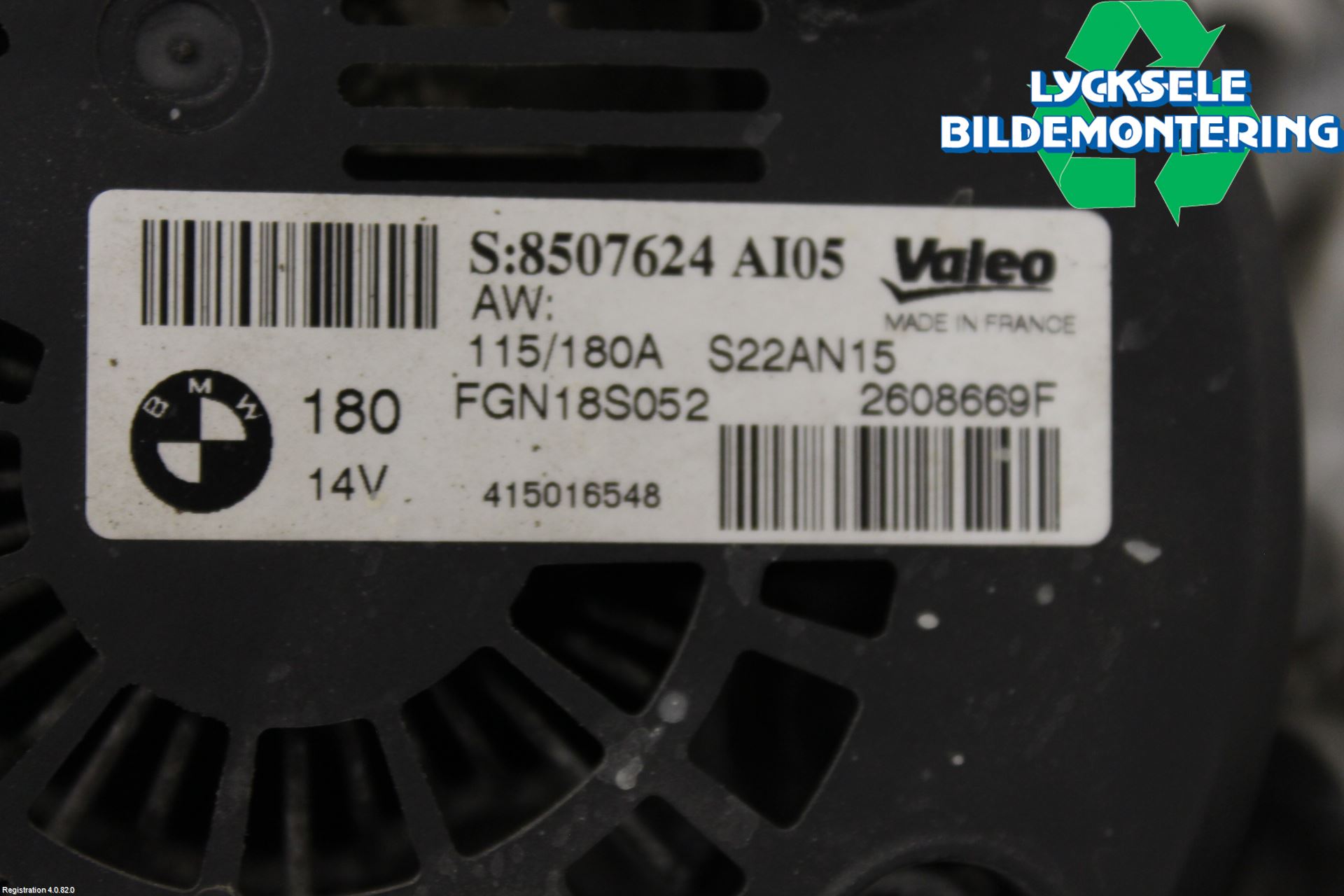 BMW 3 E90/91 SED/TOU 05-12 Generator