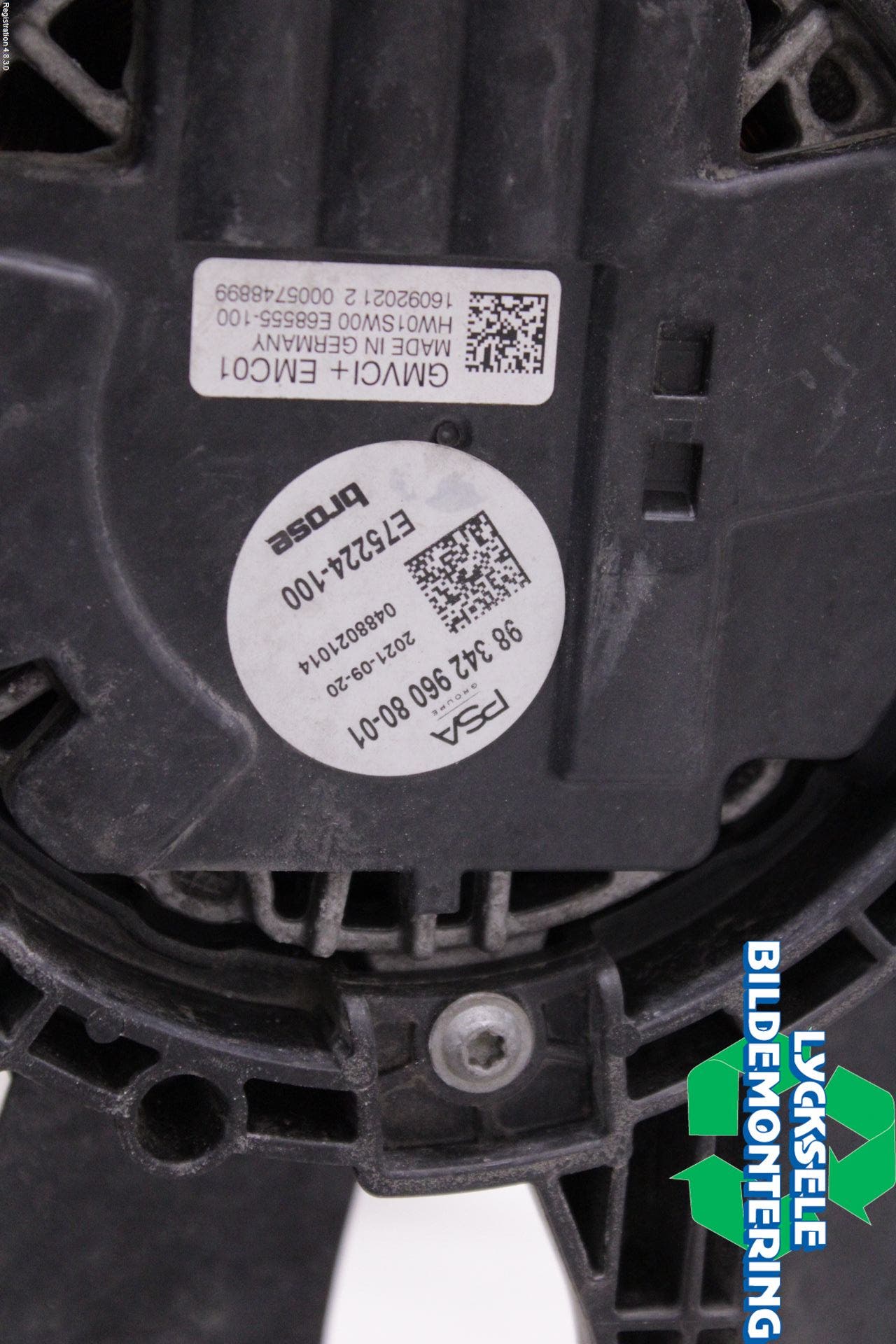 Peugeot EXPERT/E-EXPERT 17- Kylfläkt El