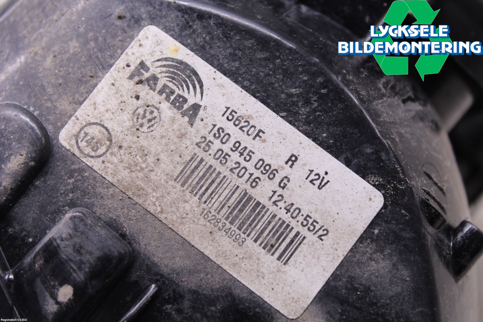 Volkswagen VW UP! / E-UP! Bakljus Höger