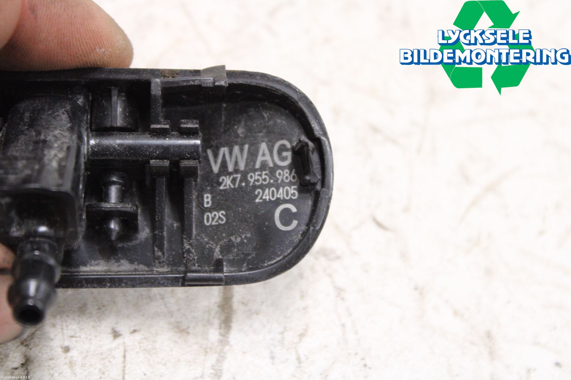 Volkswagen VW CADDY 21- Spolarmunstycke Rutor