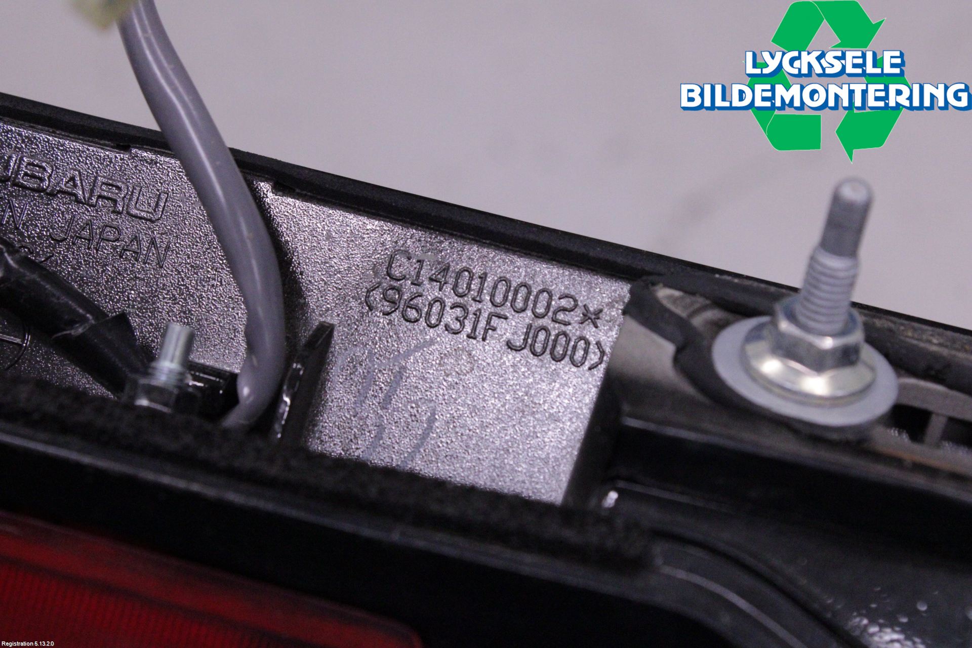 Subaru XV 12-17 Spoiler Baklucka