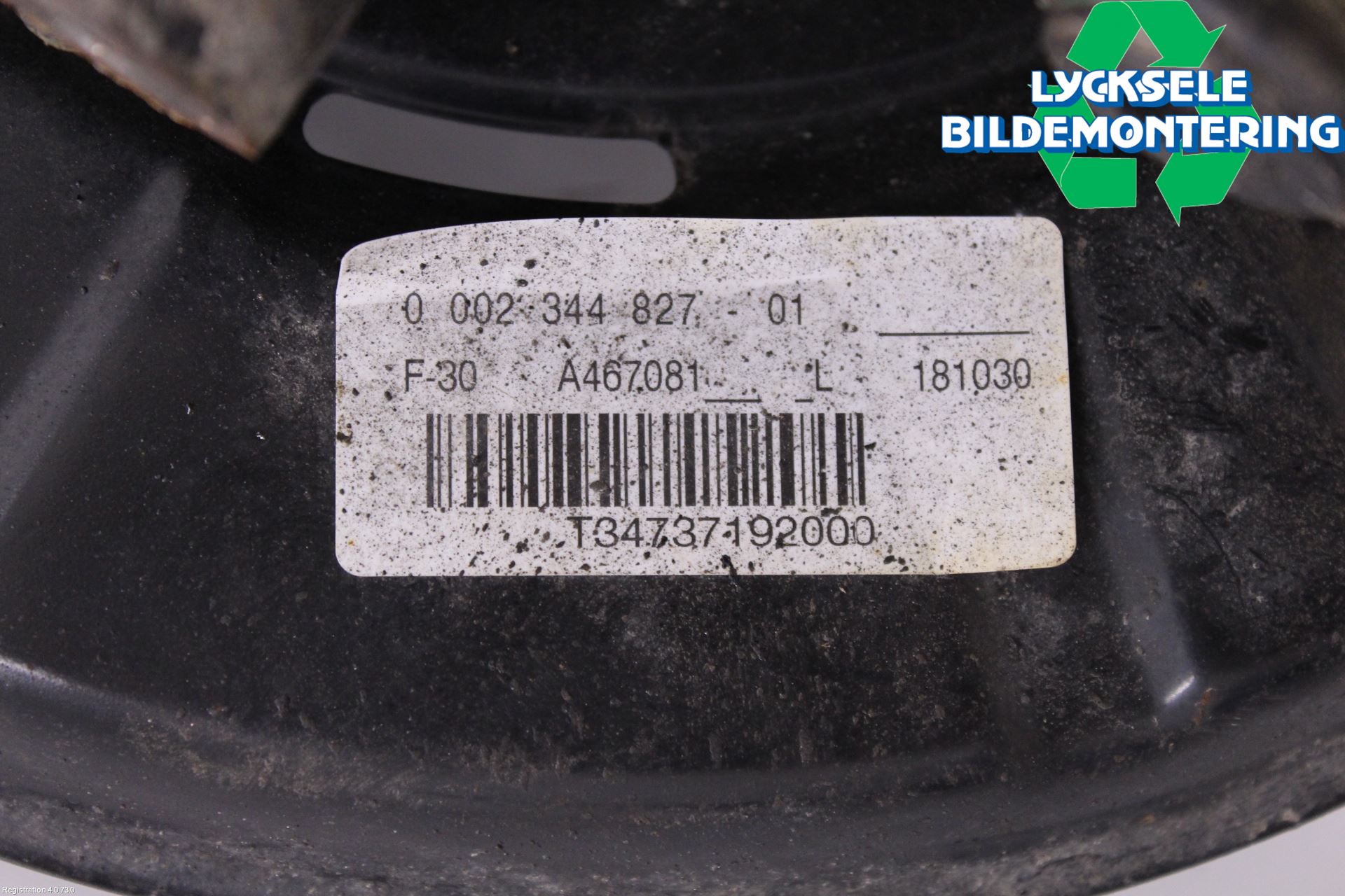 BMW 3 F30/F31/F80 12-19 Hjullagerhus-Spindel Vä B