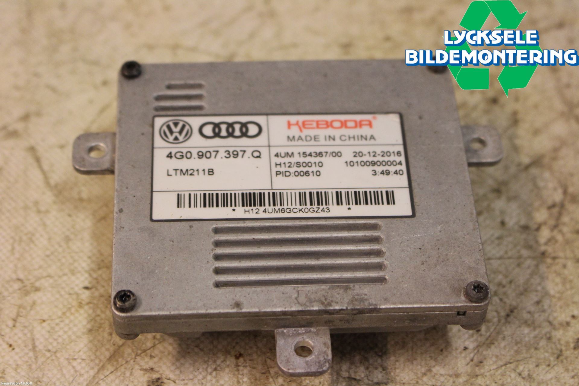 Skoda SUPERB 16-24 Styrenhet Strålkastare