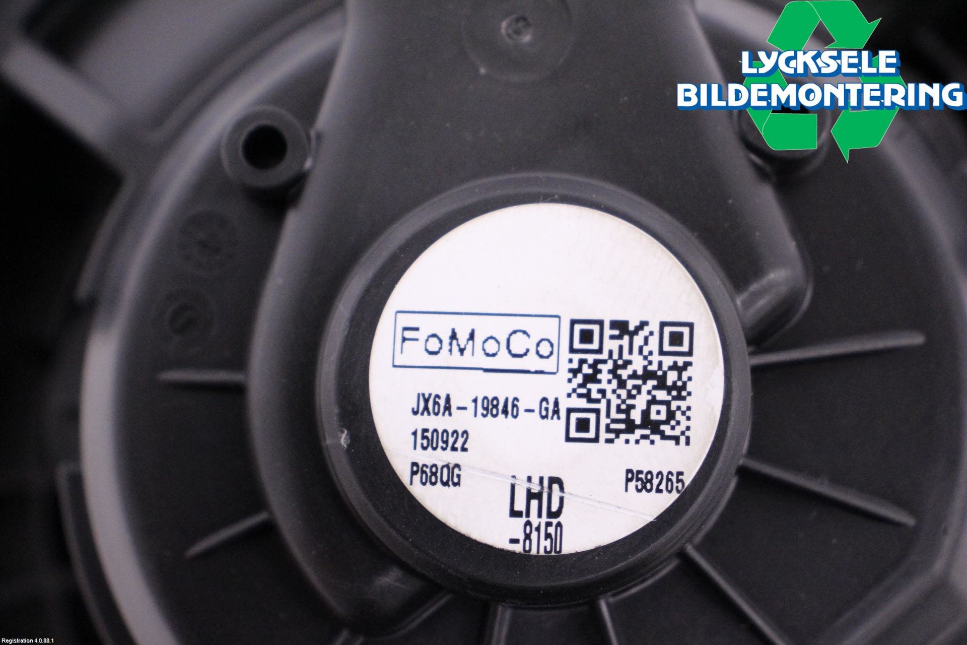 Ford KUGA/KUGA PHEZ/FHEV 20- Ac Värmefläkt