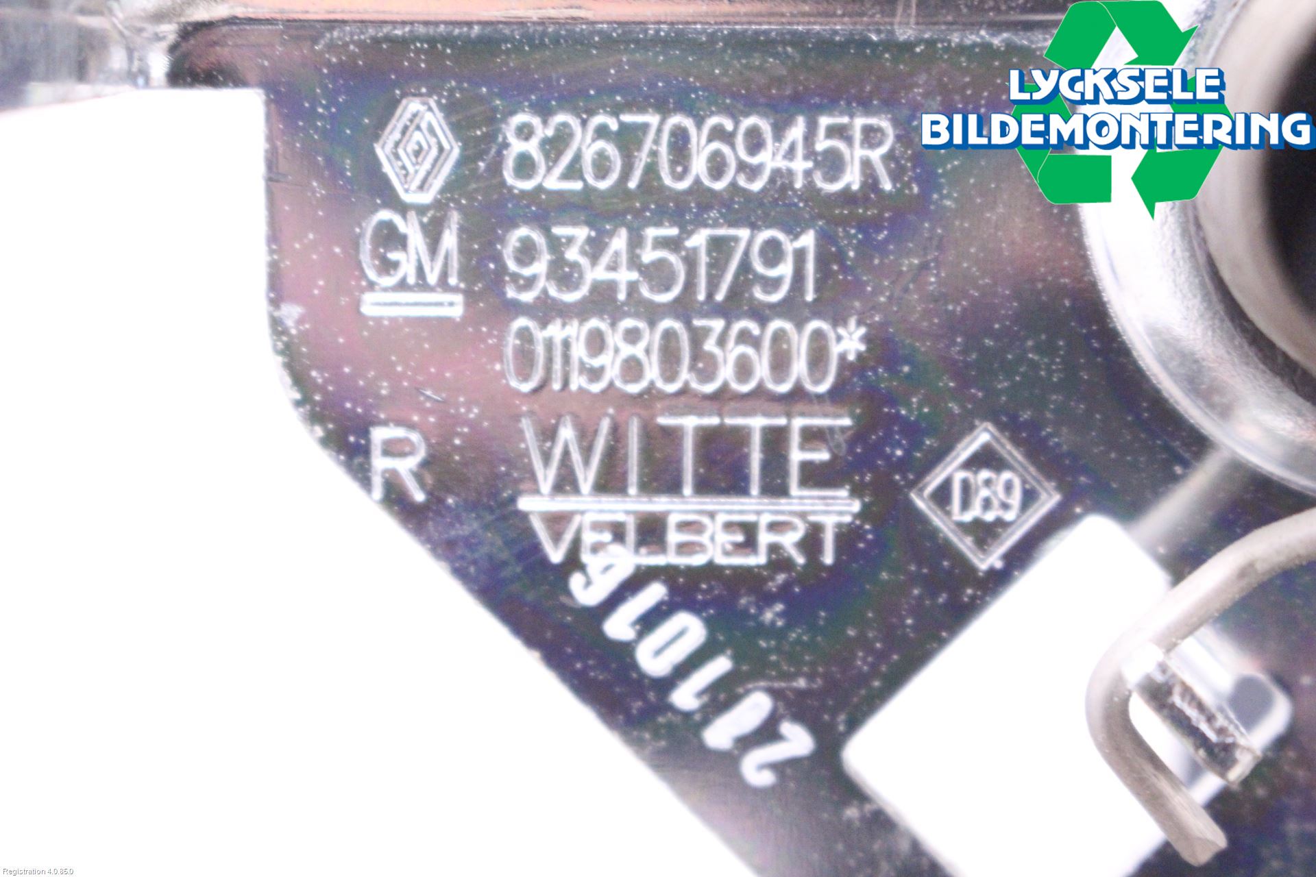 Opel VIVARO 15-19 Dörrhandtag Inre Hö