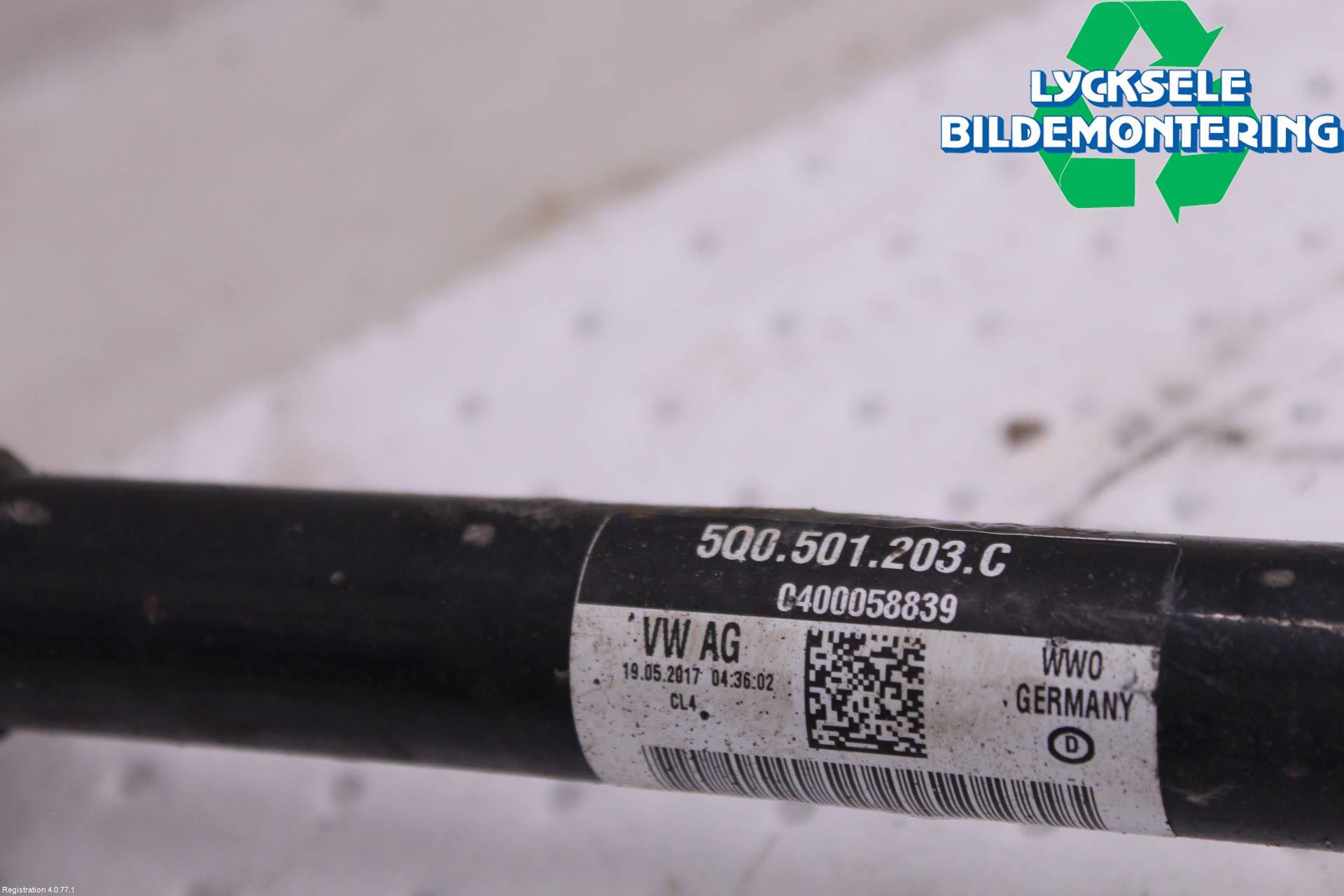 Skoda OCTAVIA (5E) 13-20 Drivaxel Bak Vänster