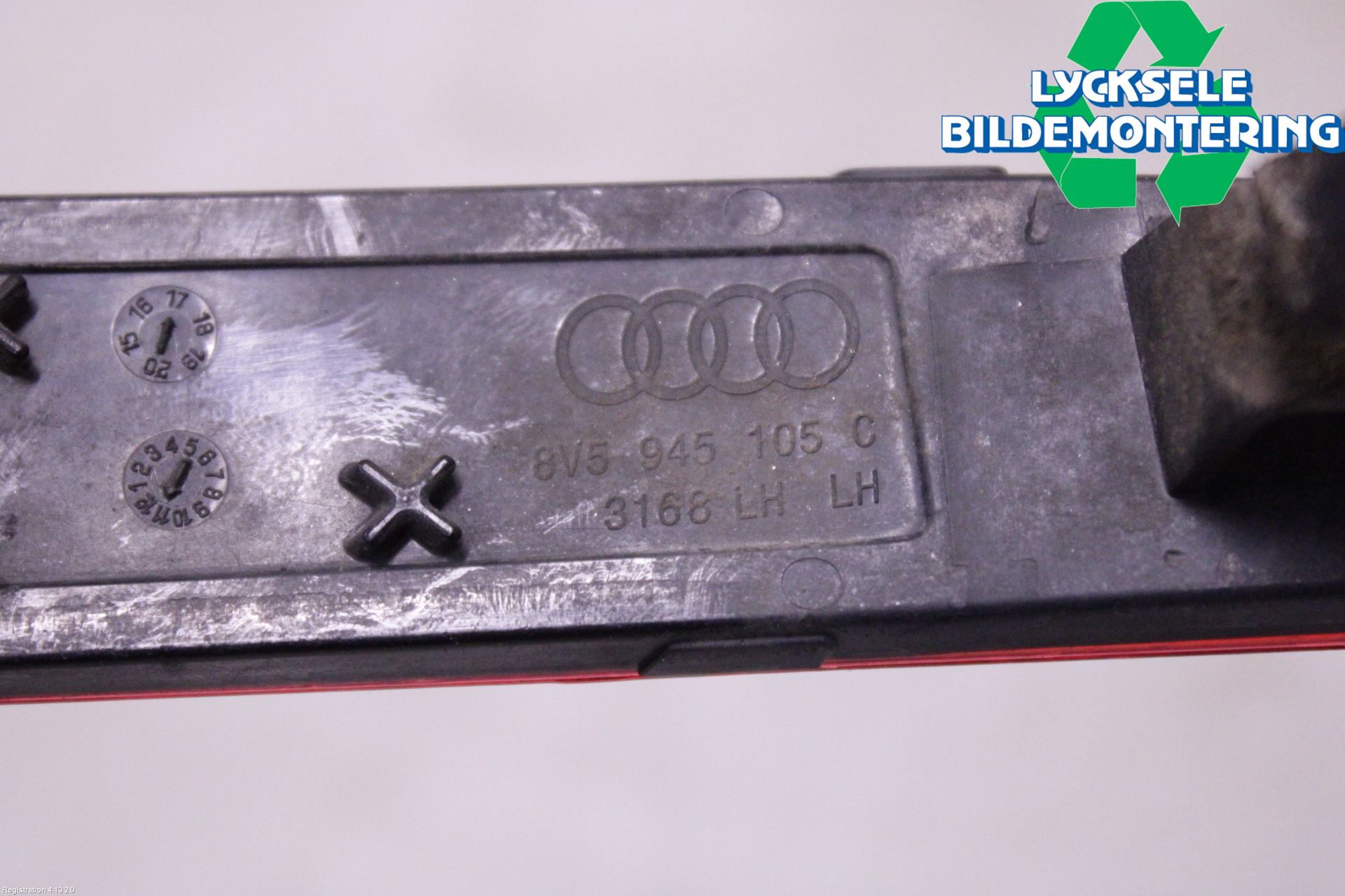 Audi A3/S3 8V 13-20 Dimljus/Reflex Bak