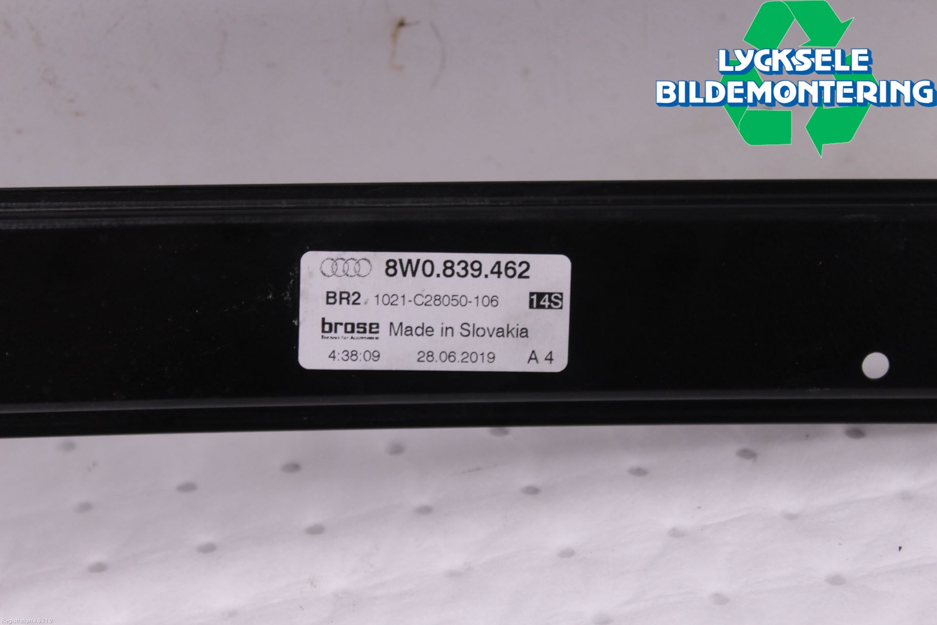 Audi A4/S4 B9 20- Fönsterhissmekanism