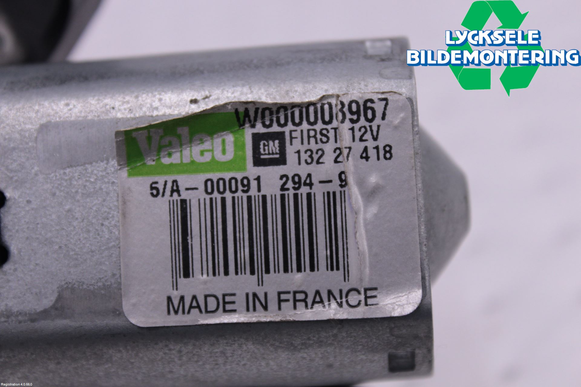 Opel INSIGNIA 09-16 Torkarmotor Baklucka