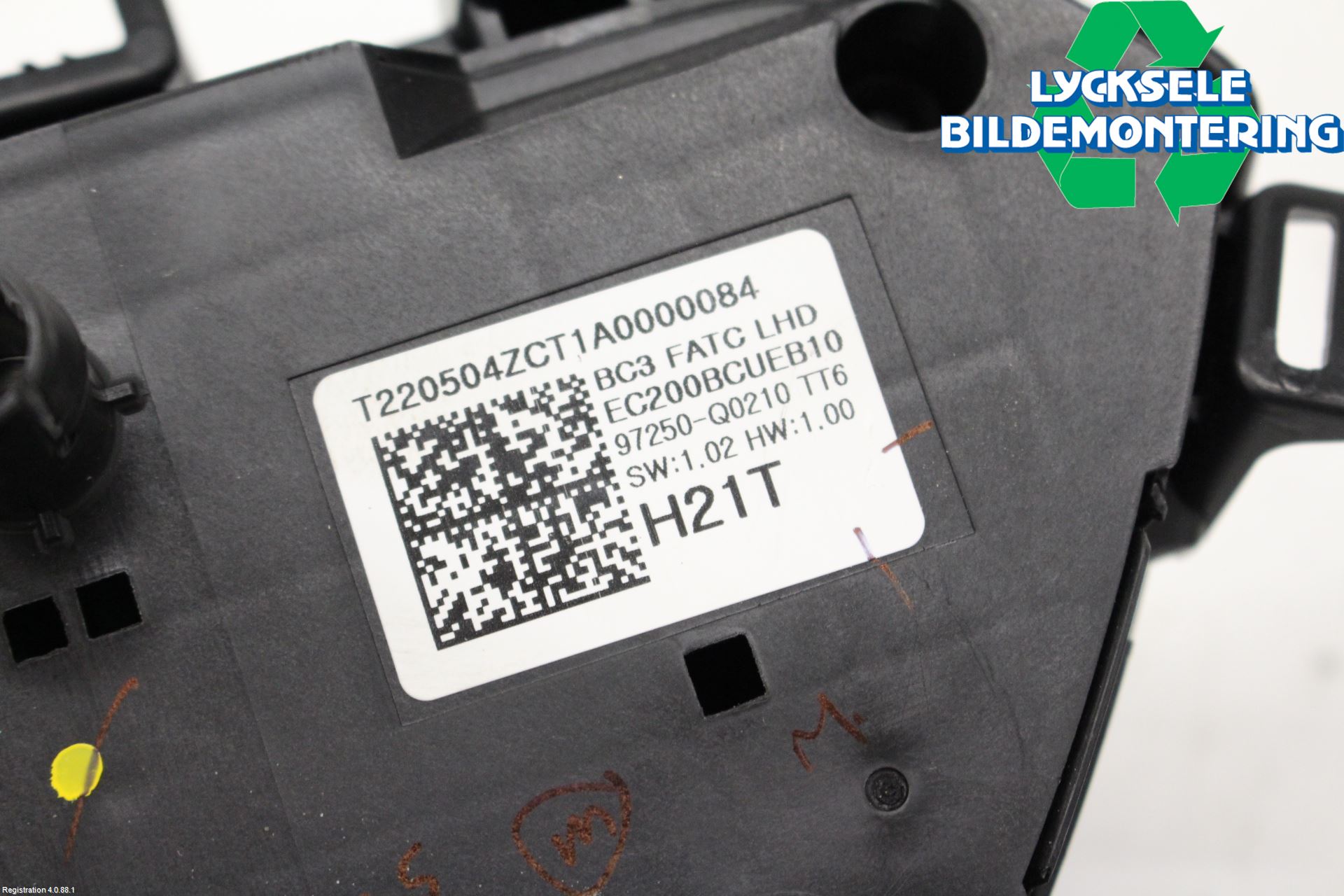 Hyundai i20 BC 21- Ac Styrenhet Ac Manöveren