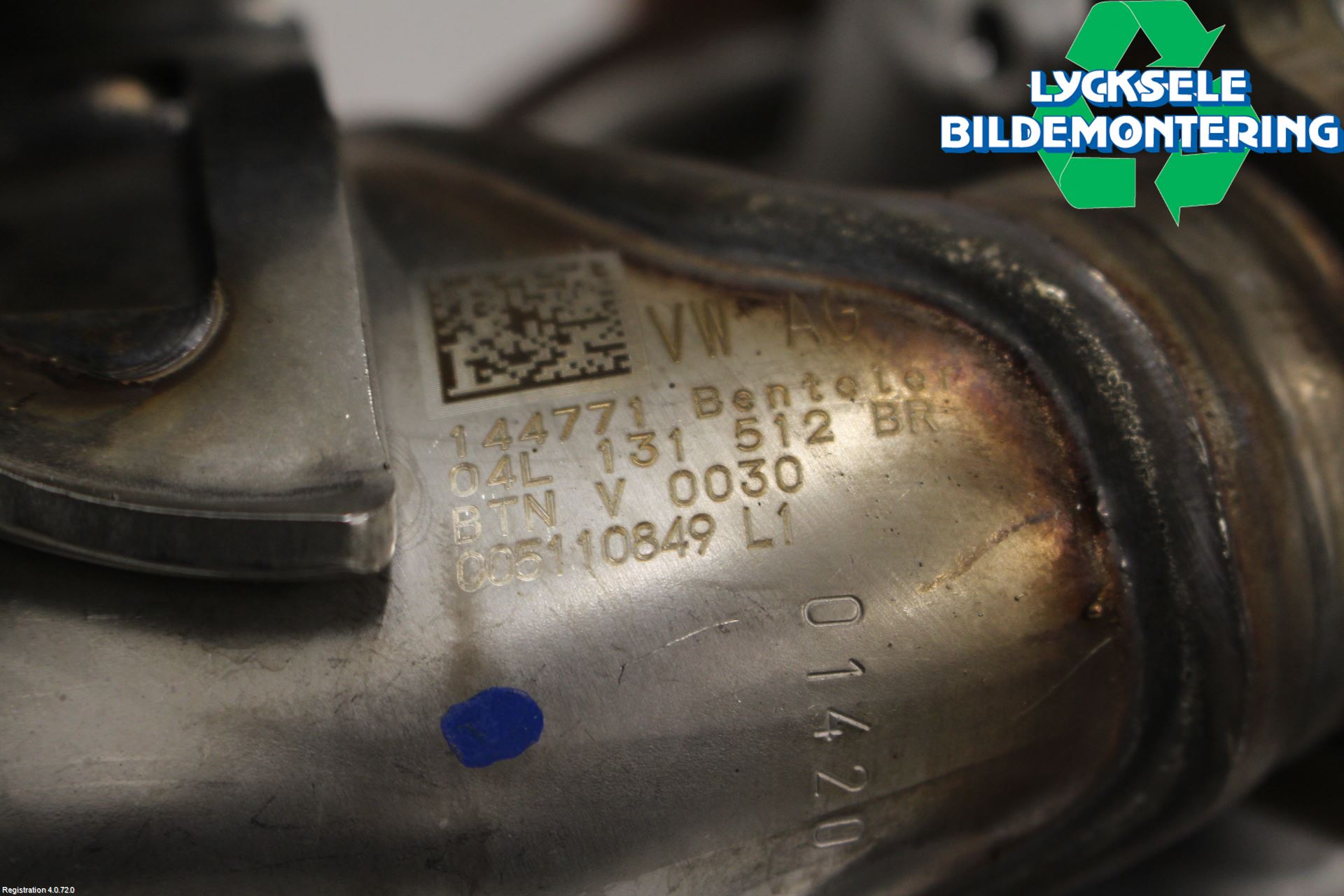Volkswagen VW GOLF / E-GOLF VII 13-20 Avgaskylare