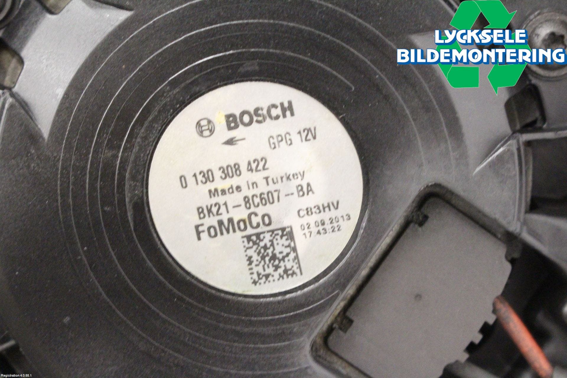 Ford TRANSIT/TOURNEO CUSTOM 13-24 Kylfläkt El