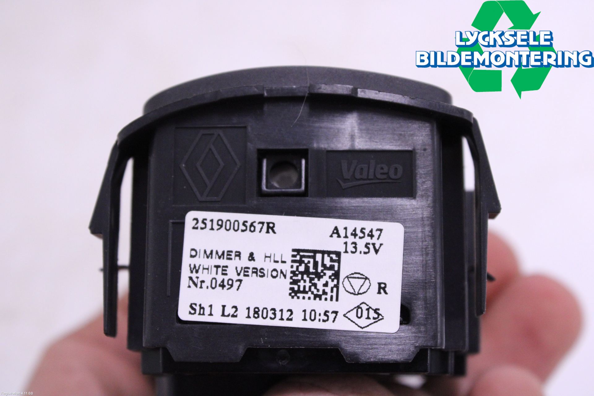 Renault CLIO IV 16-19 Str Ljusvidd Reglering