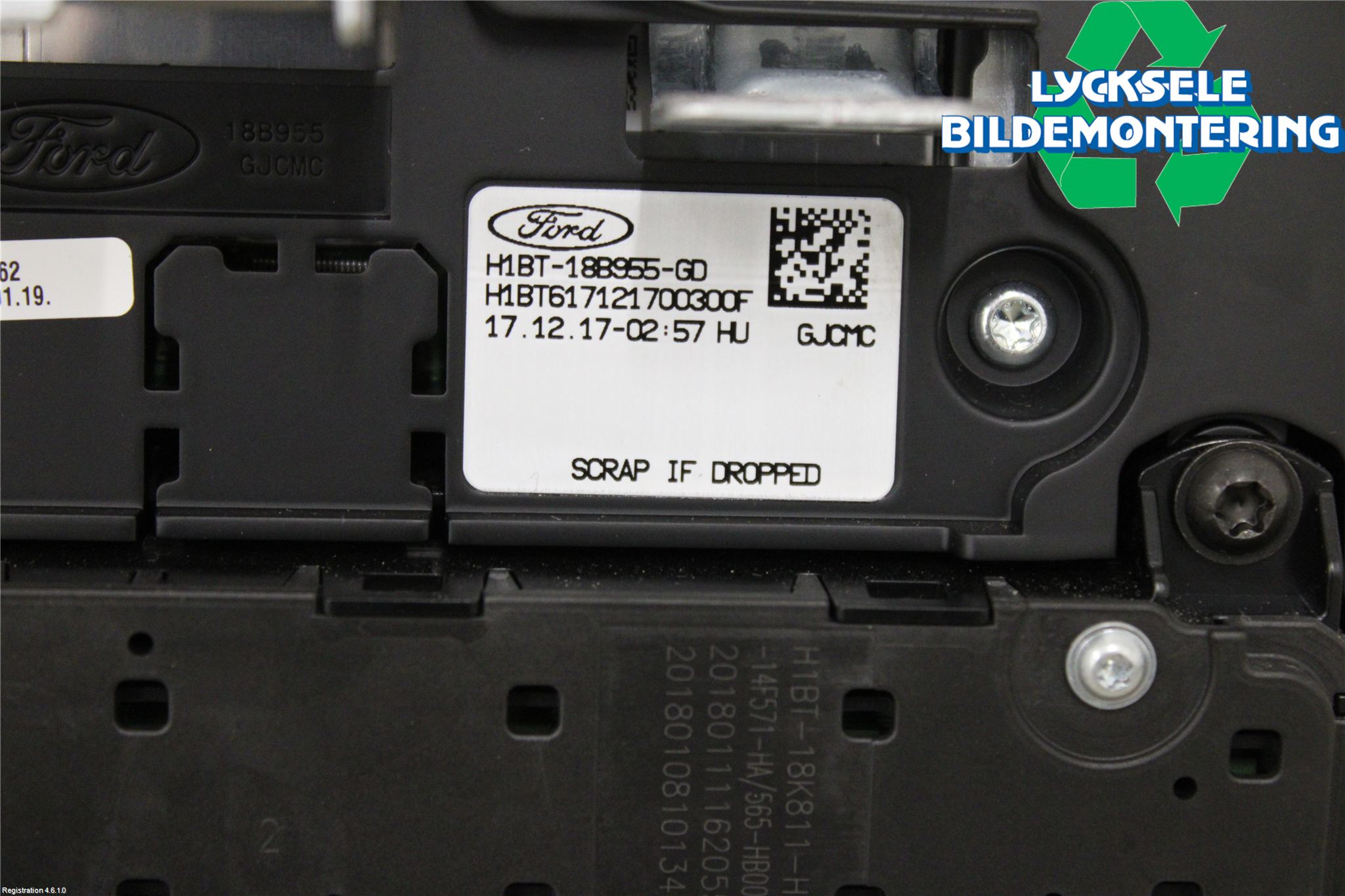 Ford FIESTA (VII) 18-23 Cd Radio - Multimediapanel