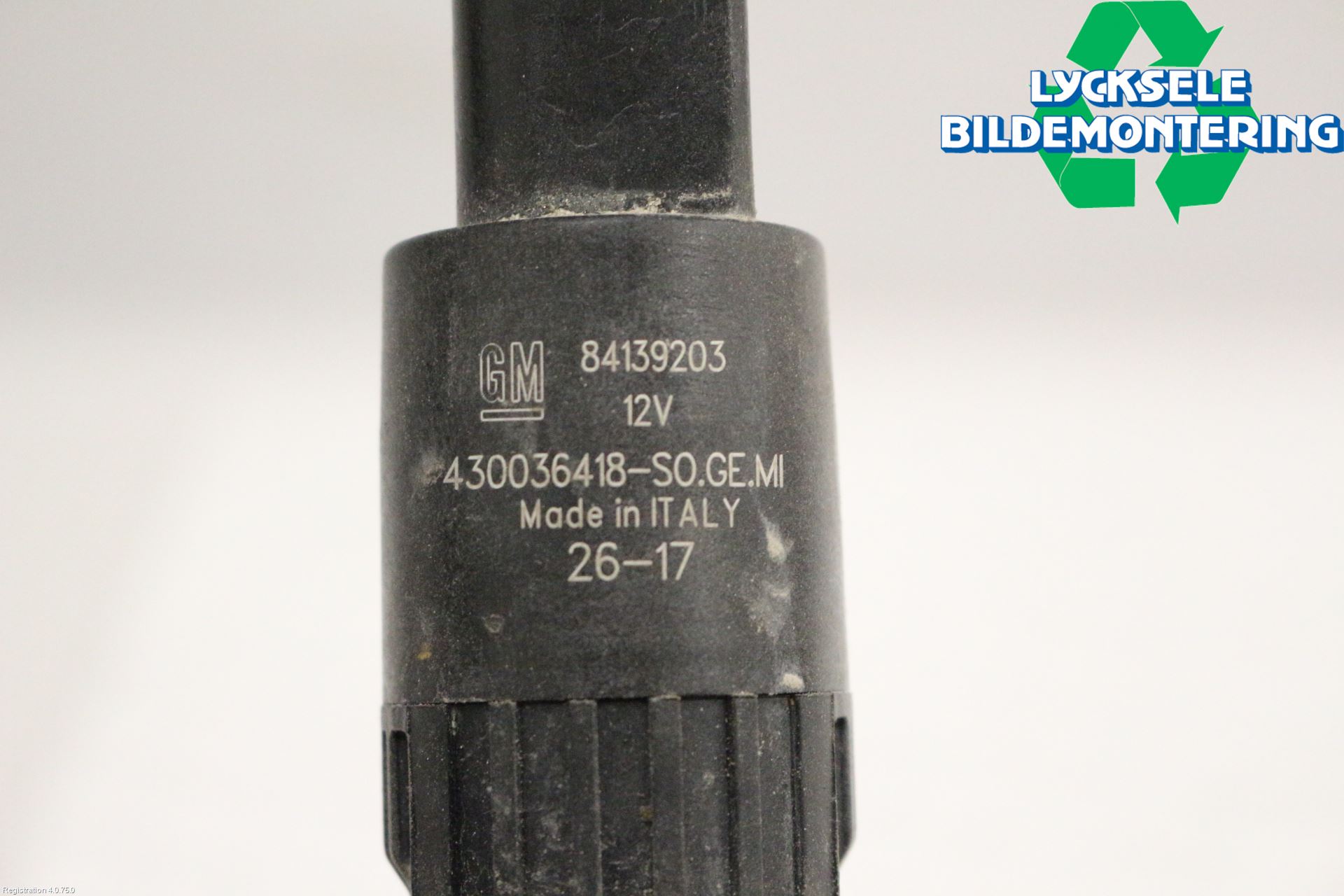 Opel ASTRA K 16-22 Spolarpump Vindruta