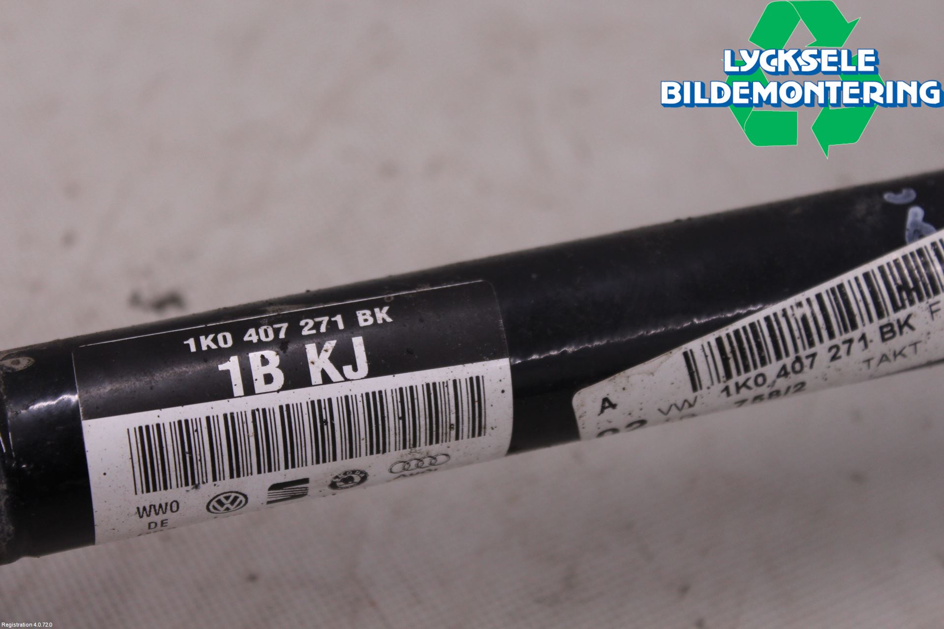 Volkswagen VW GOLF / E-GOLF VII 13-20 Drivaxel Fram Vänster
