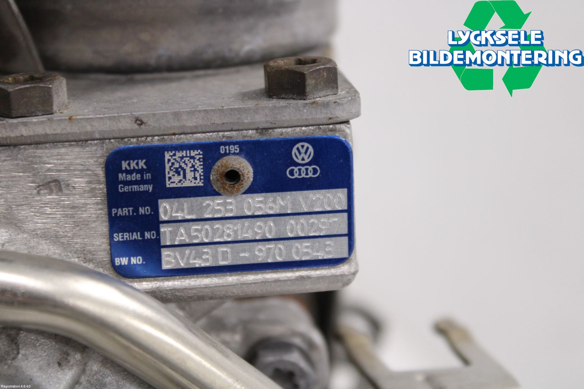 Volkswagen VW PASSAT 15-19 Turboaggregat