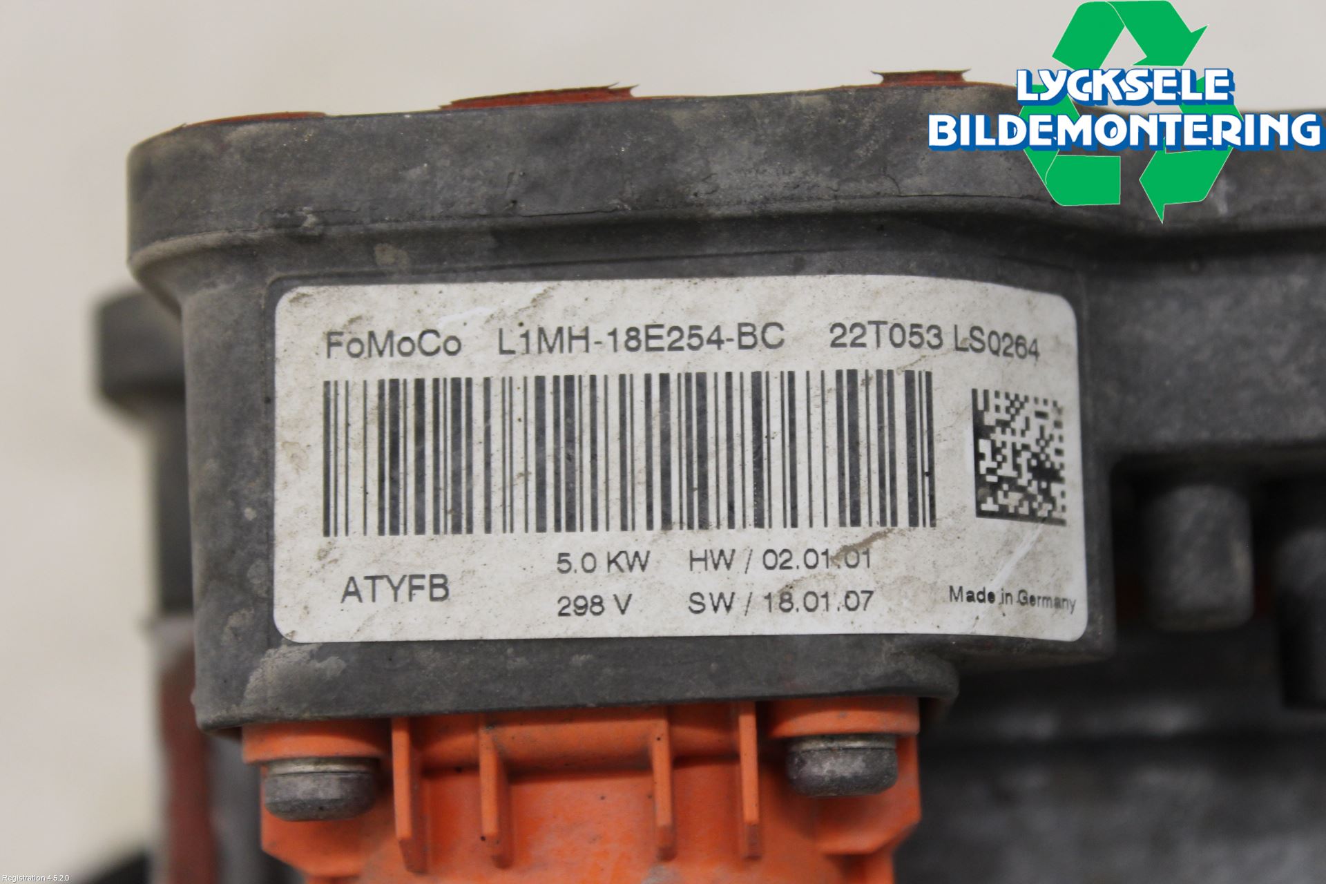 Ford MUSTANG Mach-E 21- Motorvärmare El-Sats Komp