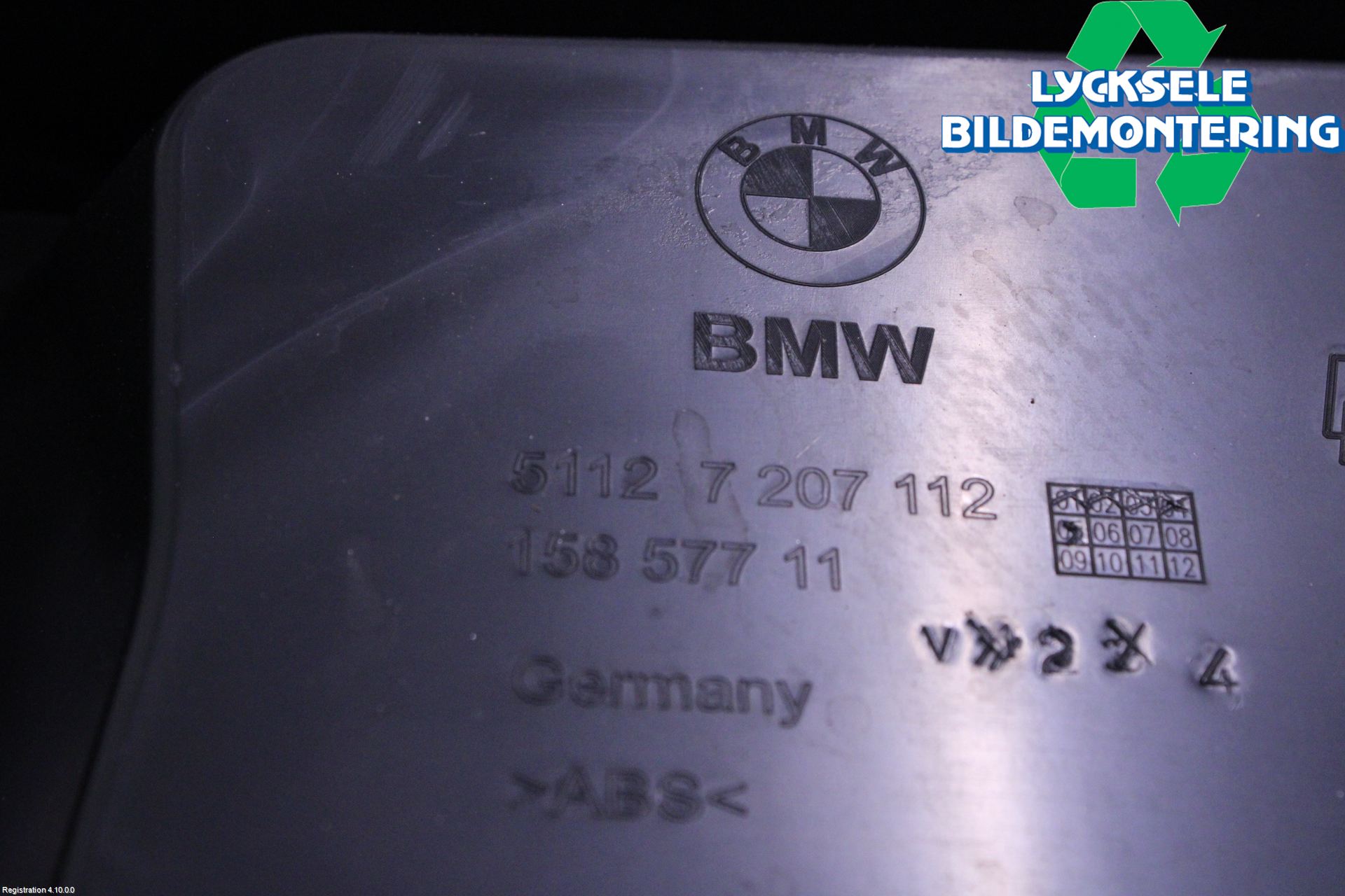 BMW 5 F10/F11/F18 09-17 Stötfångarfäste Bak Hö