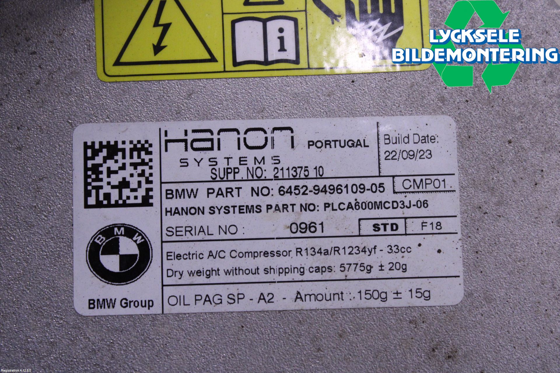 BMW 5 G30/G31/F90 17-23 Ac Kompressor