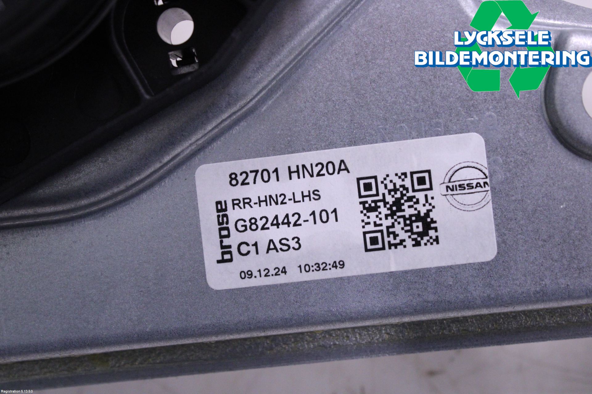 Nissan QASHQAI 21- Fönsterhiss El Kompl