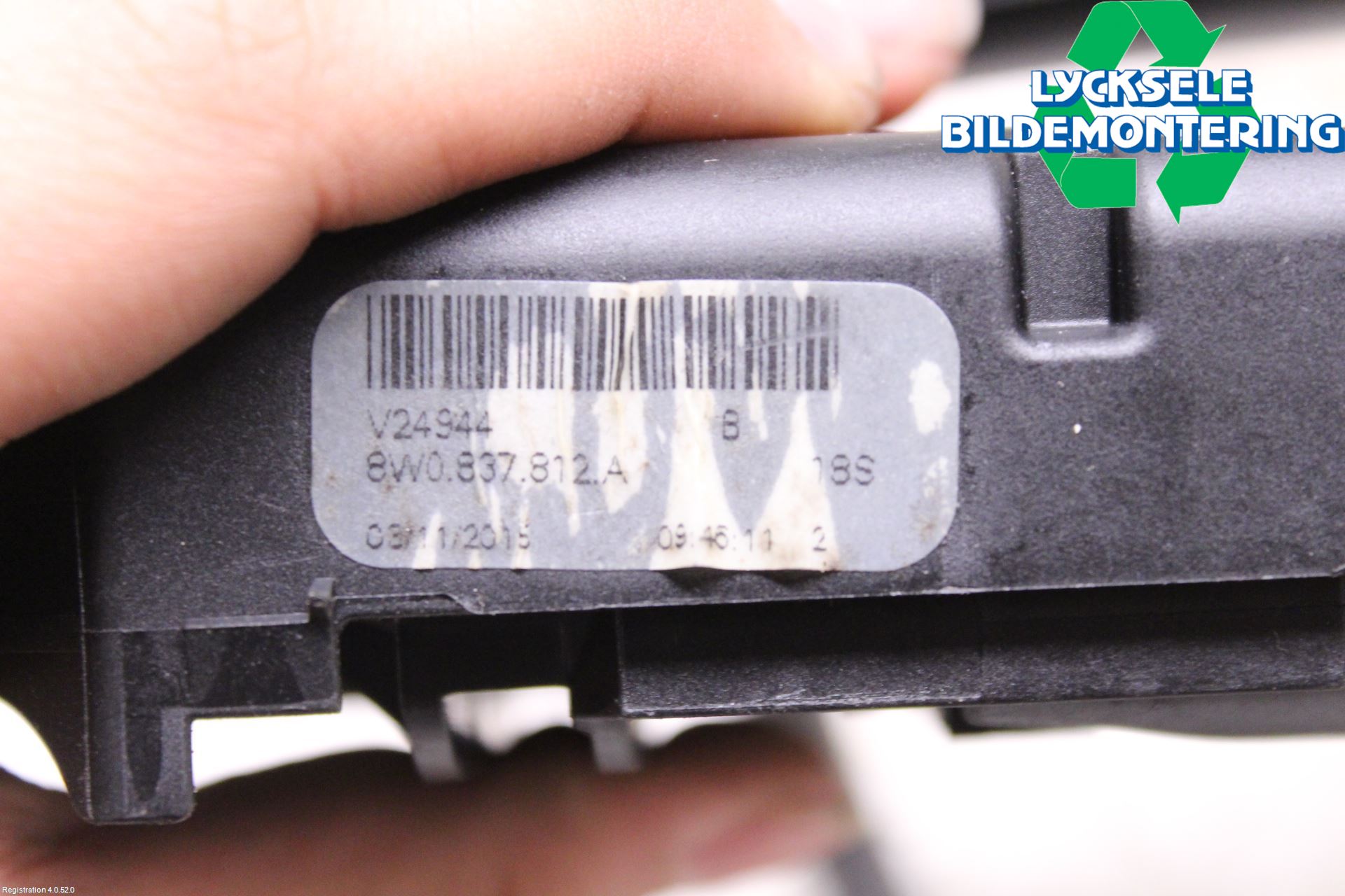 Audi A4/S4 B9 16-19 Dörrhandtag Yttre Hö