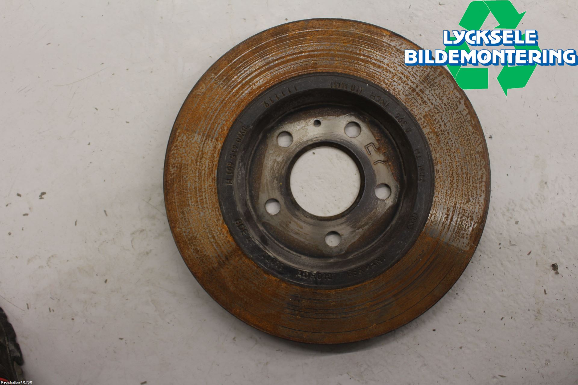 Audi A6 F2/C8 19- Bromsskiva Bak