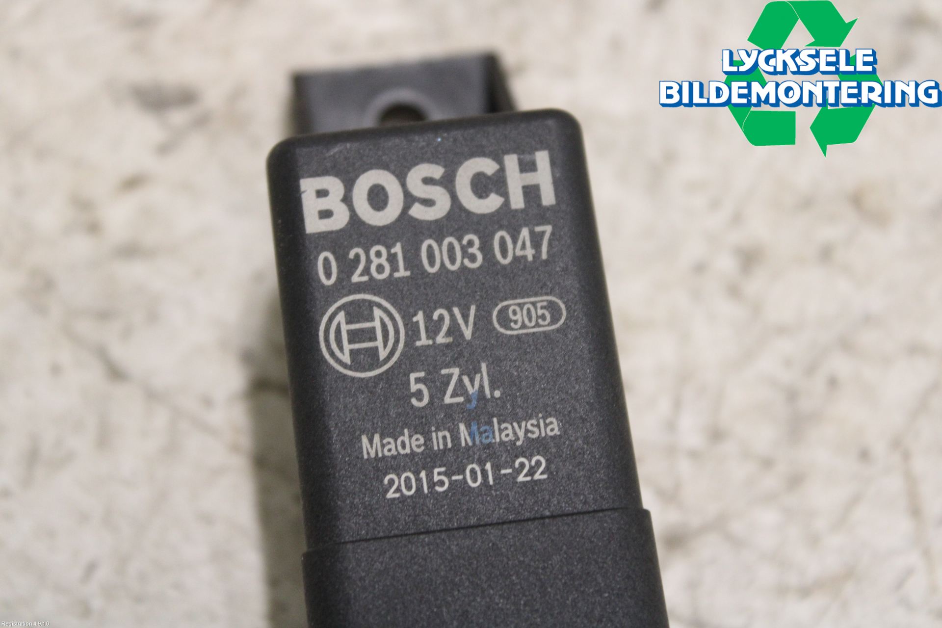 Volvo XC60 14-17 Relä Glödning Diesel