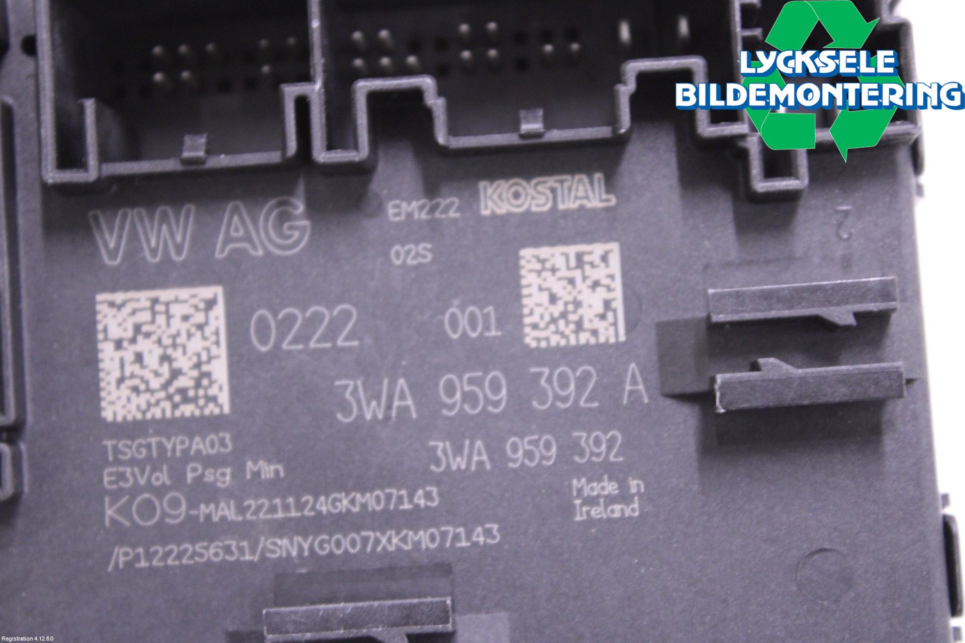 Volkswagen VW CRAFTER II / E-CRAFTER 17- Styrenhet Dörr