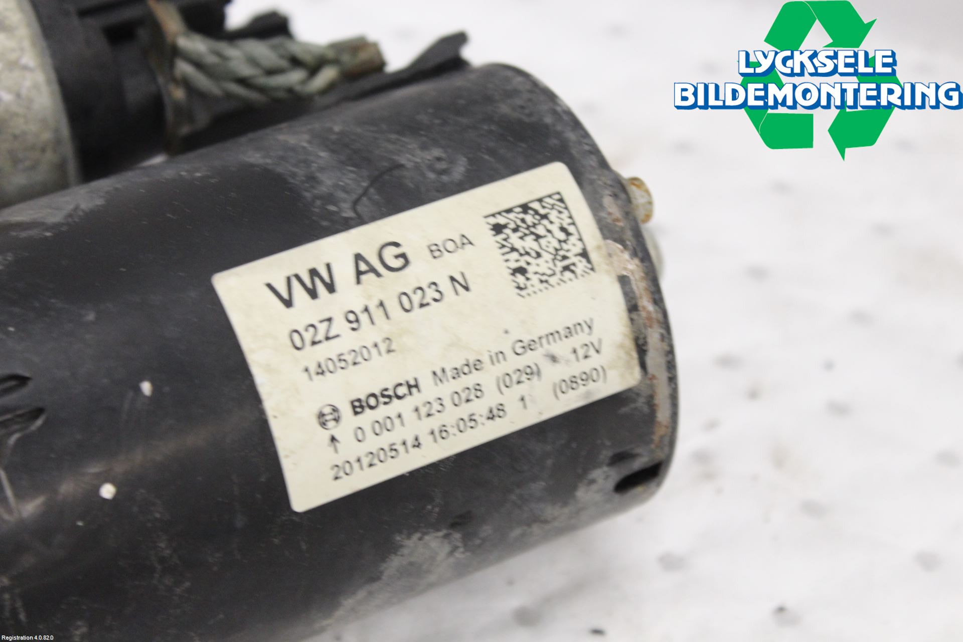 Volkswagen VW CADDY 11-15 Startmotor Diesel