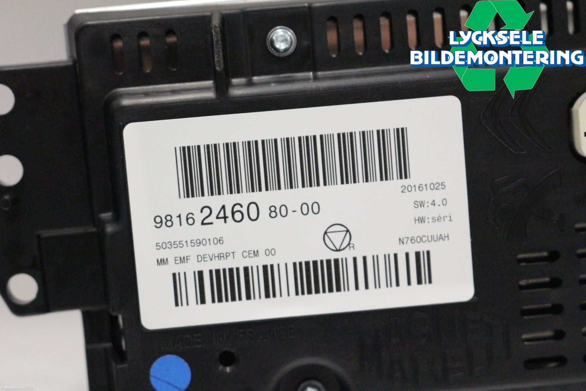 Citroen C5 08-17 Bildskärm