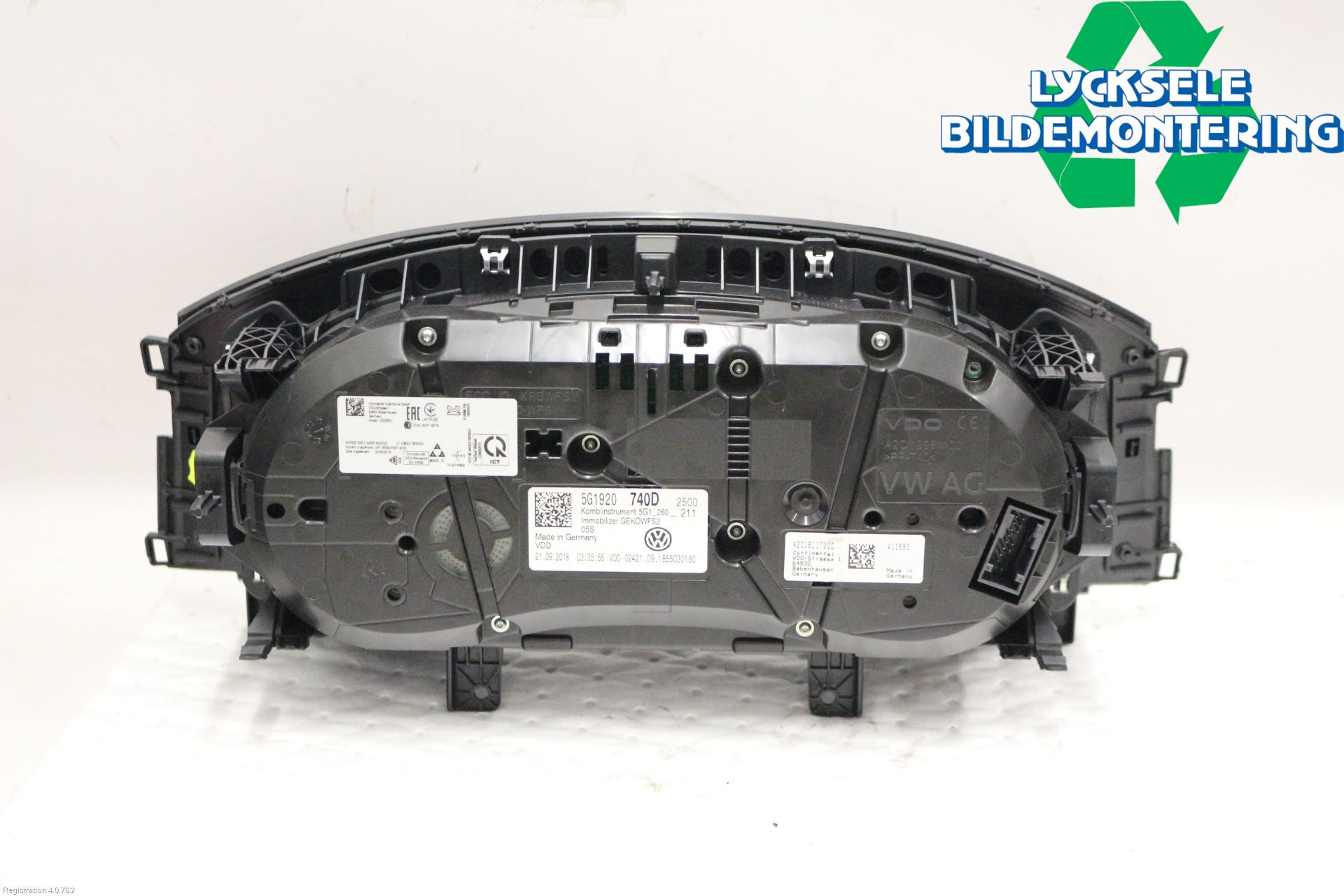 Volkswagen VW GOLF / E-GOLF VII 13-20 Instrument Komb