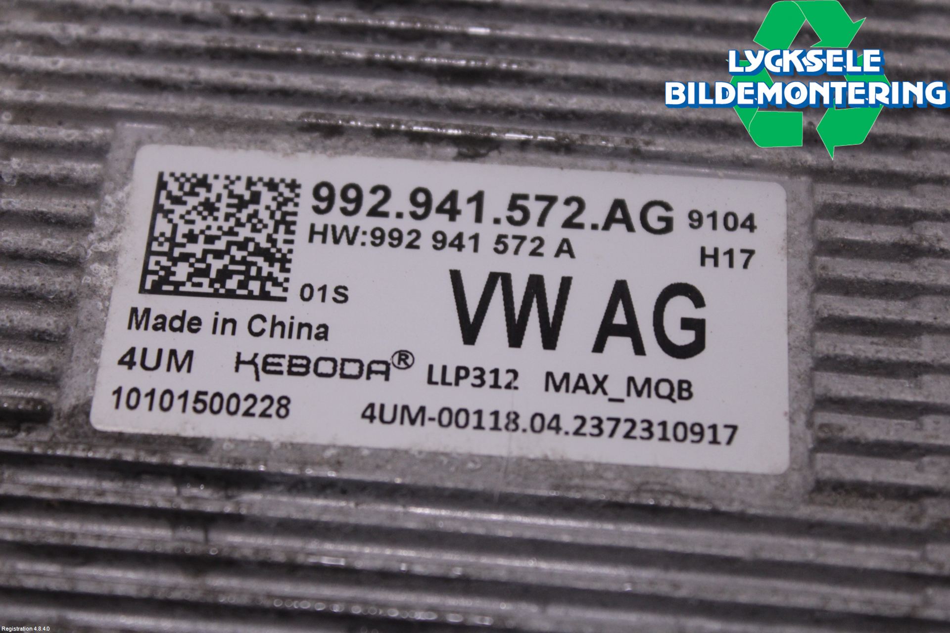 Volkswagen VW ID.4 21- Styrenhet Strålkastare