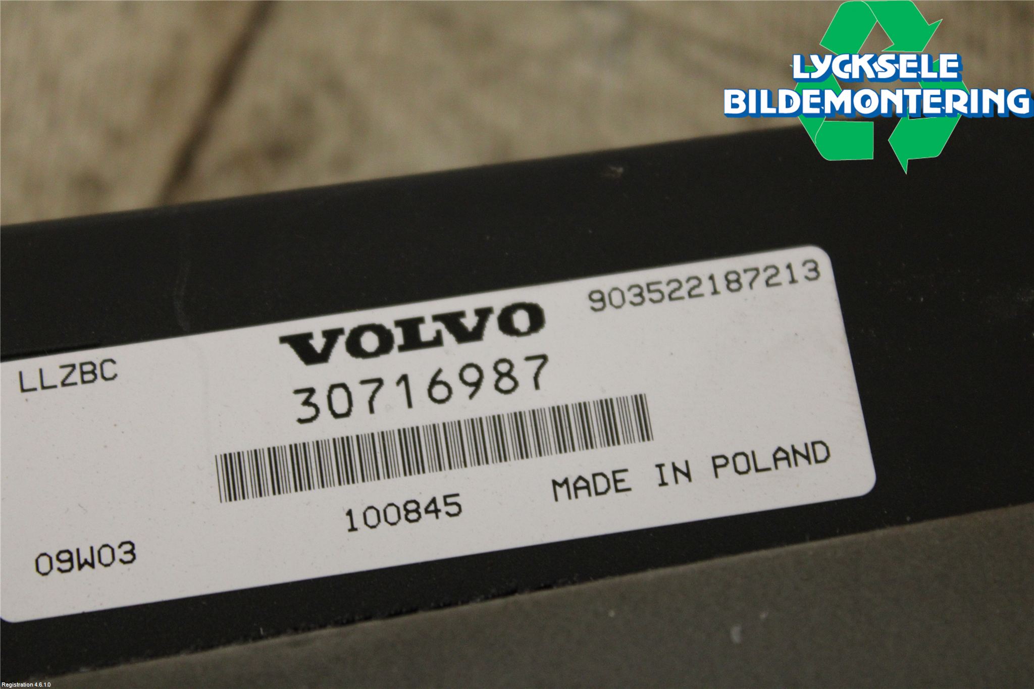 Volvo XC70 08-13 Styrenhet Dragkrok