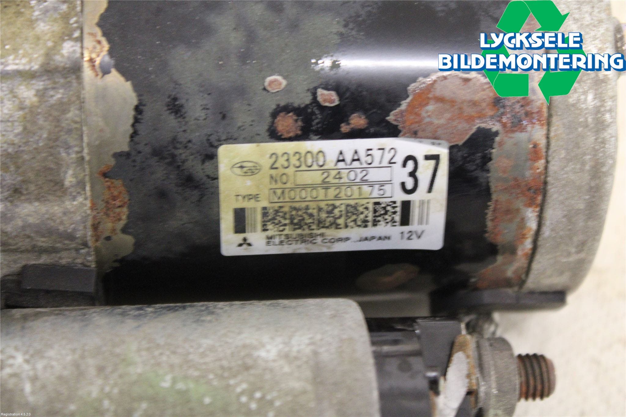 Subaru LEGACY 10-14 Startmotor