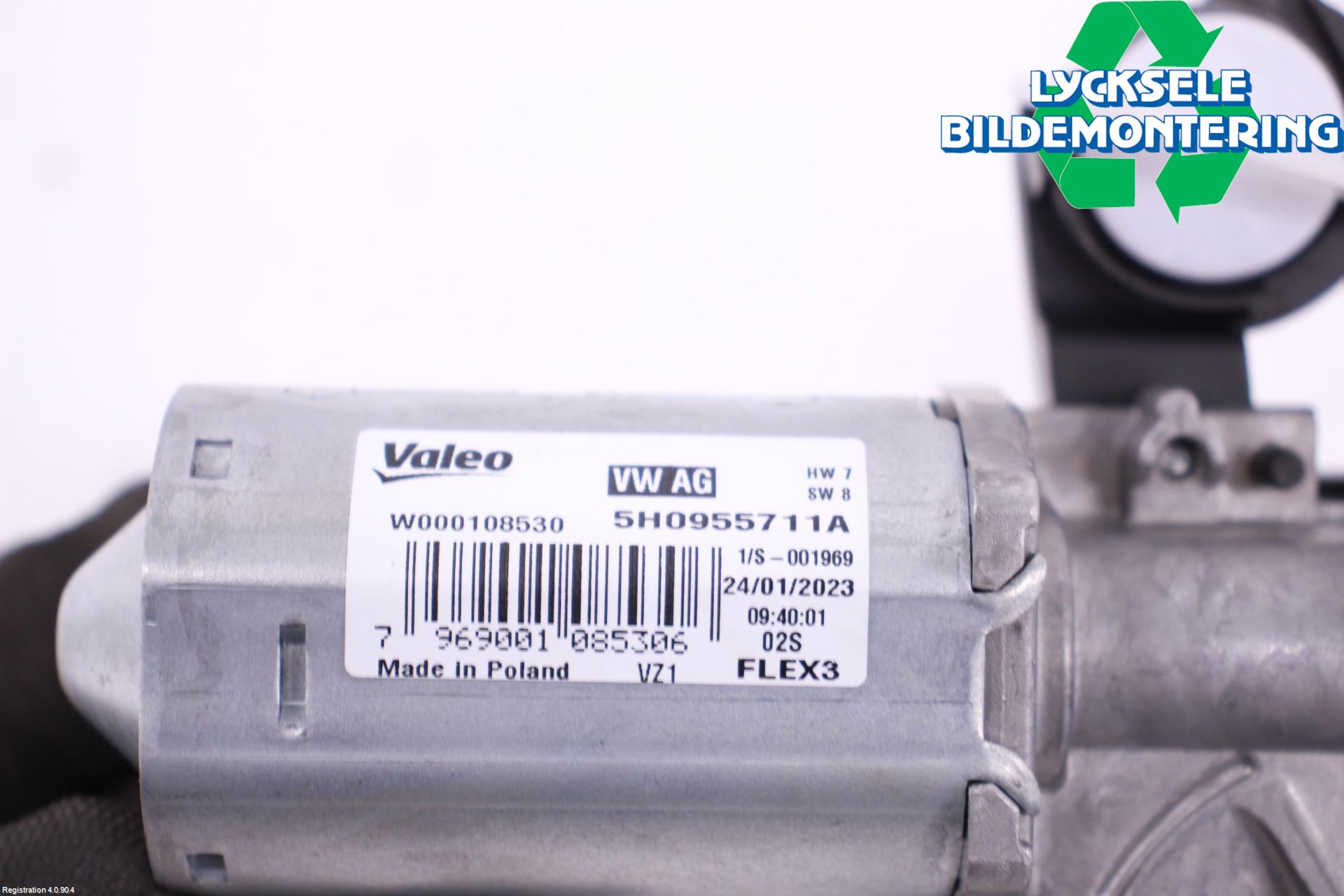 Volkswagen VW GOLF / E-GOLF VIII 20- Torkarmotor Baklucka