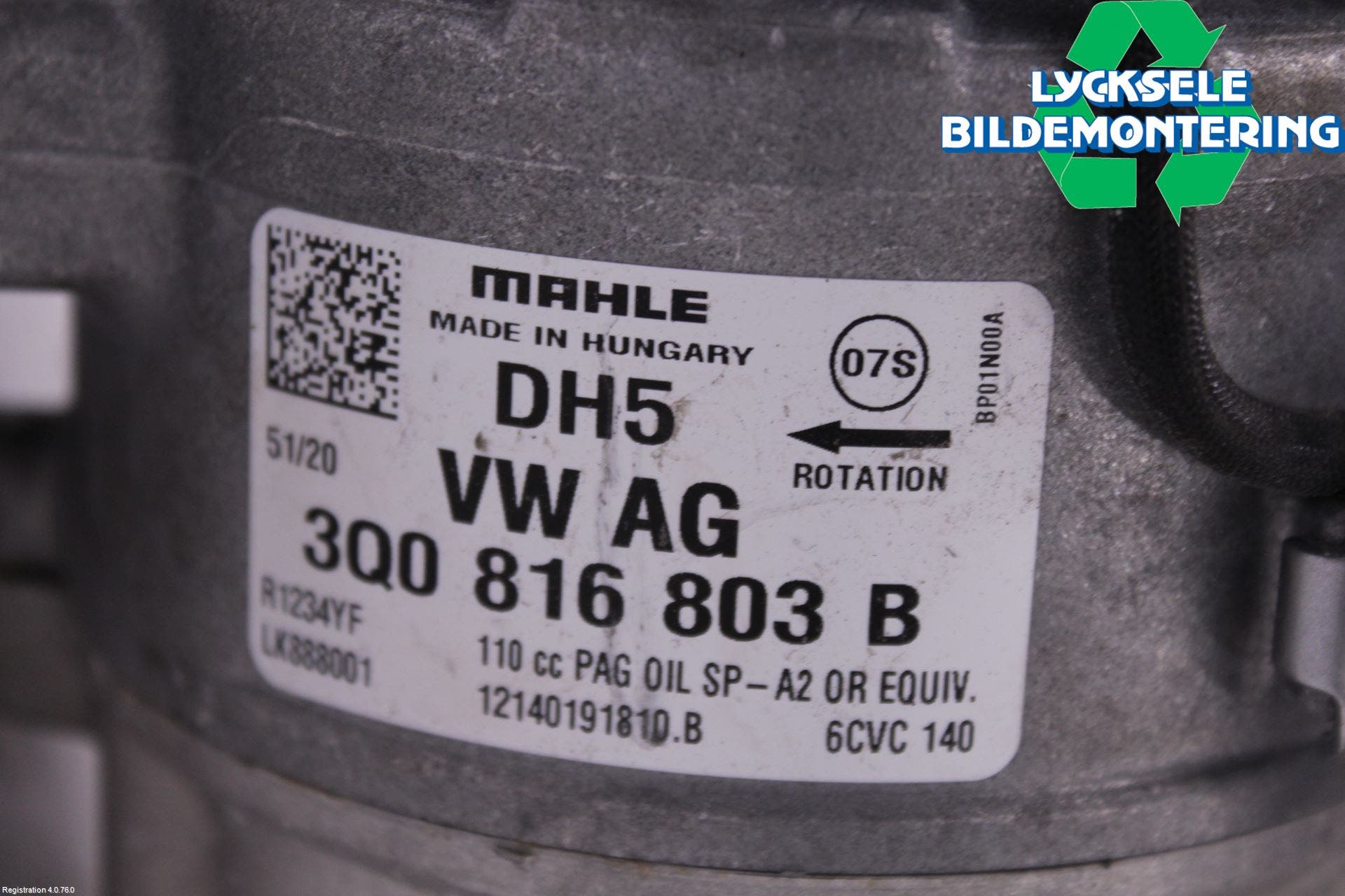 Skoda OCTAVIA (NX) 20- Ac Kompressor