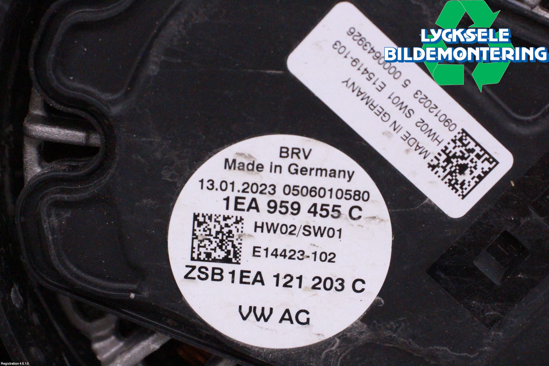 Volkswagen VW ID.4 21- Kylfläkt El