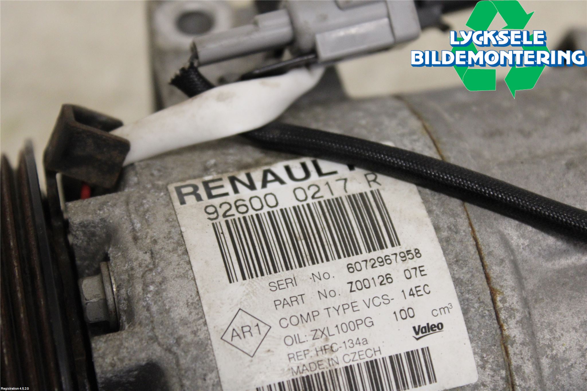 Renault CLIO IV 16-19 Ac Kompressor