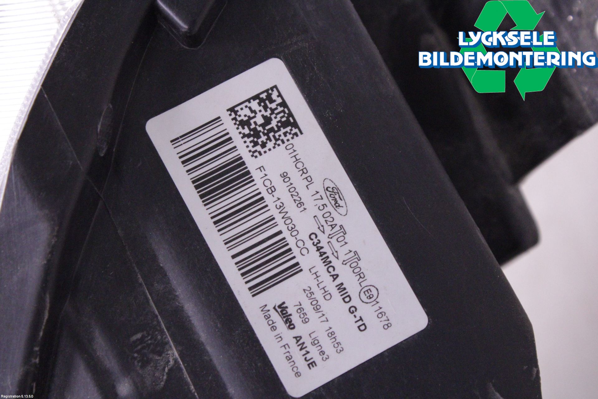 Ford C-MAX ll 15-19 Strålkastare Vänster